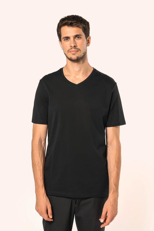 PK304 - T-shirt uomo Supima® maniche corte e scollo a V
