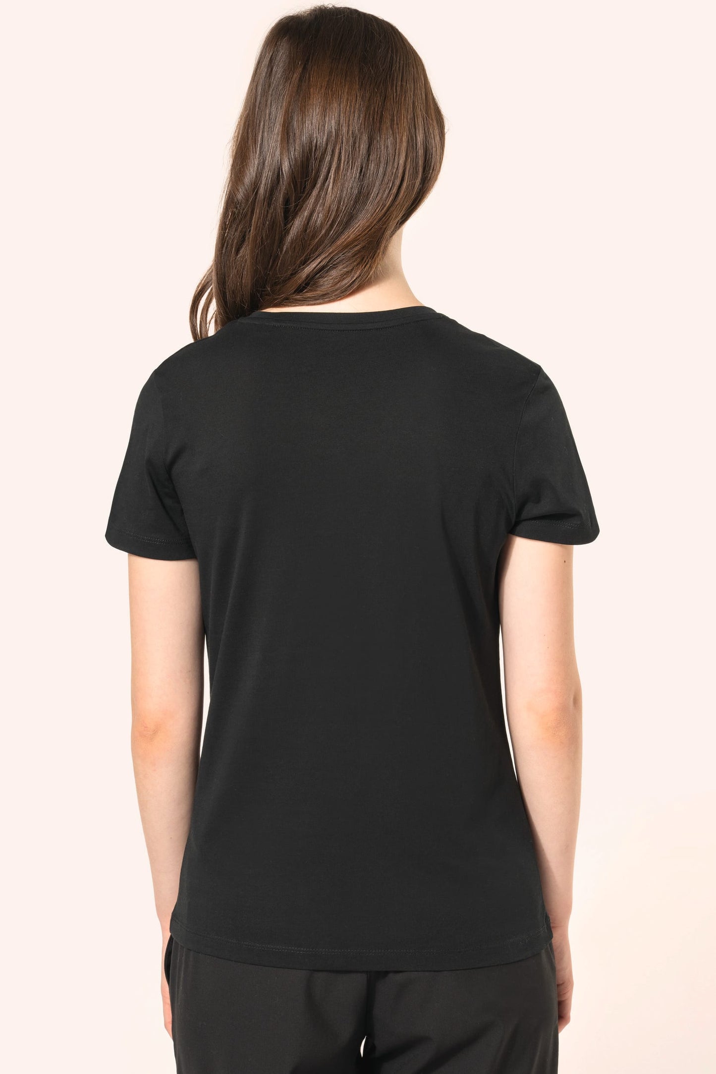 PK305 - T-shirt donna Supima® maniche corte e scollo a V