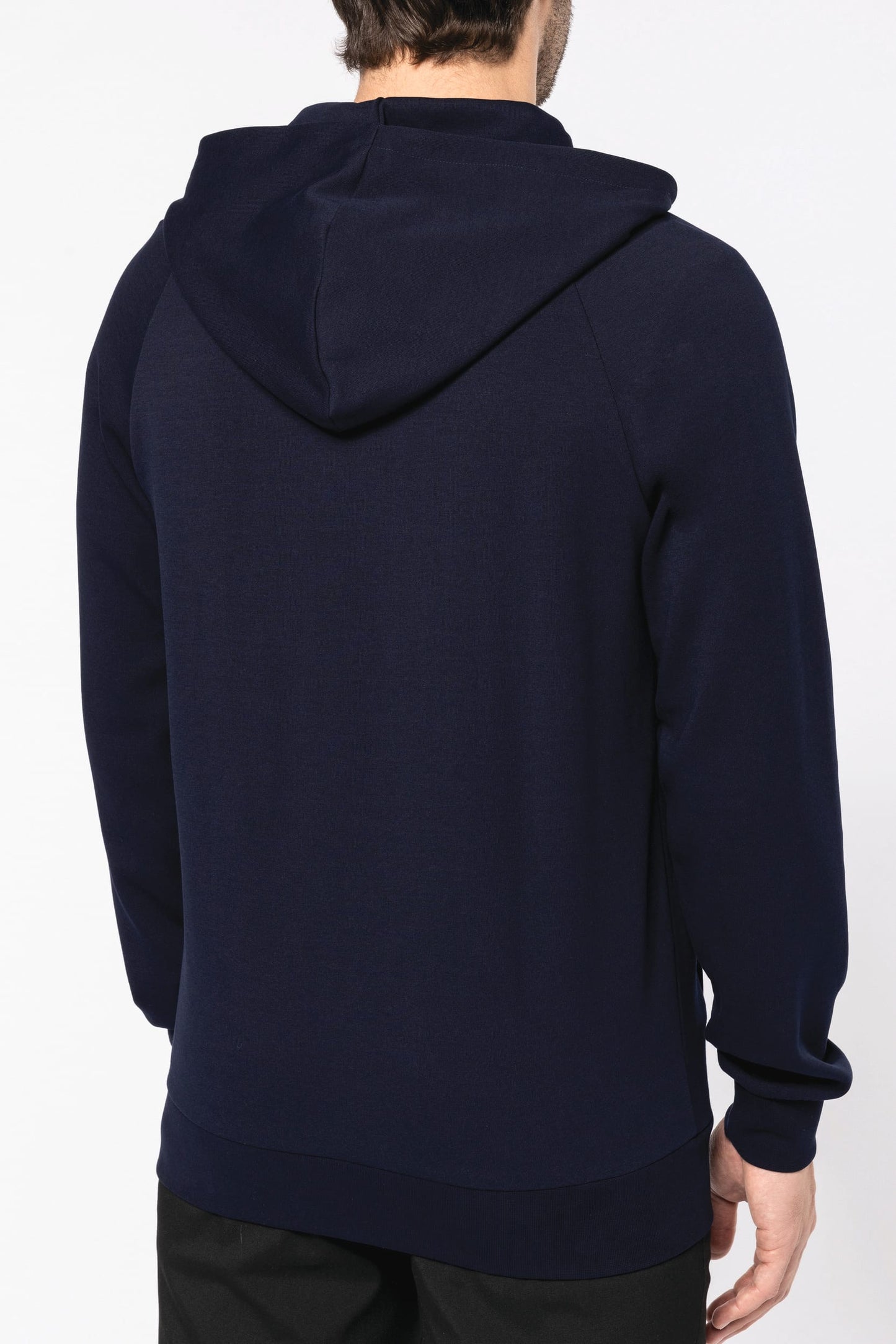PK400 - Felpa uomo con zip e cappuccio