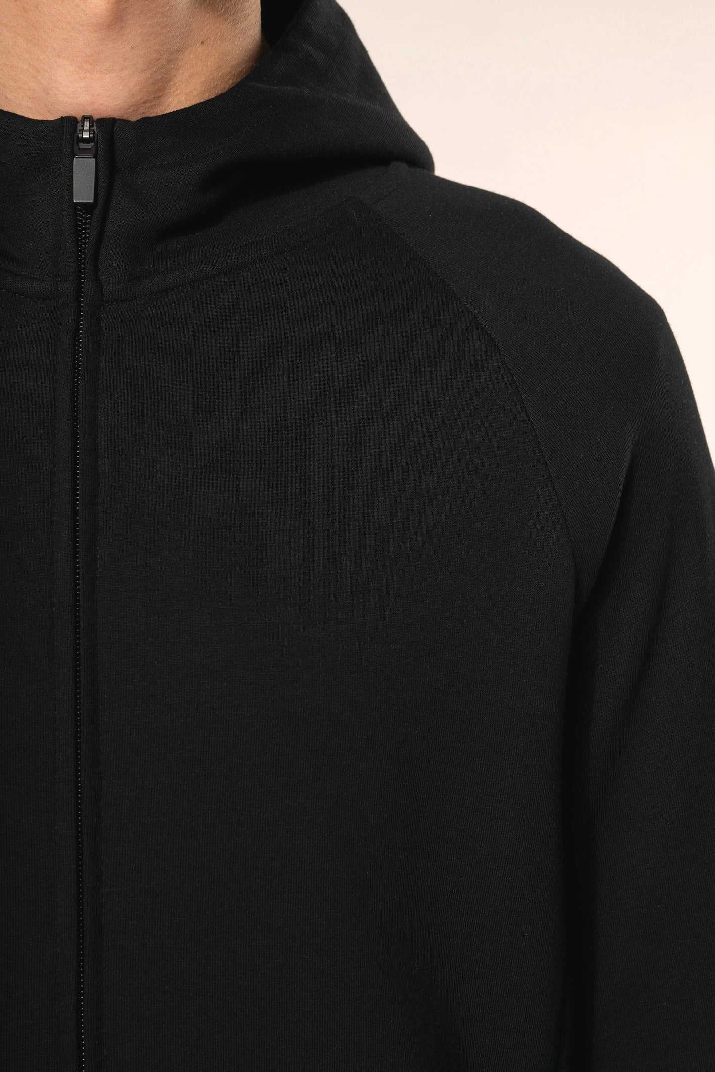 PK400 - Felpa uomo con zip e cappuccio