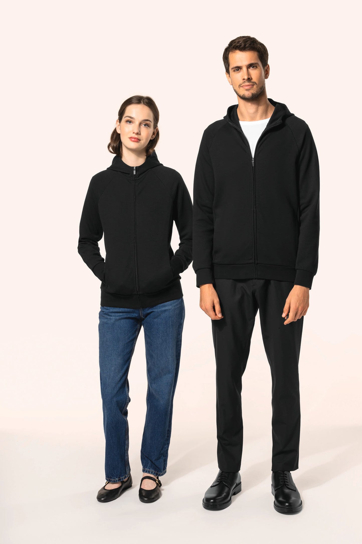 PK401 - Giacca donna con zip e cappuccio