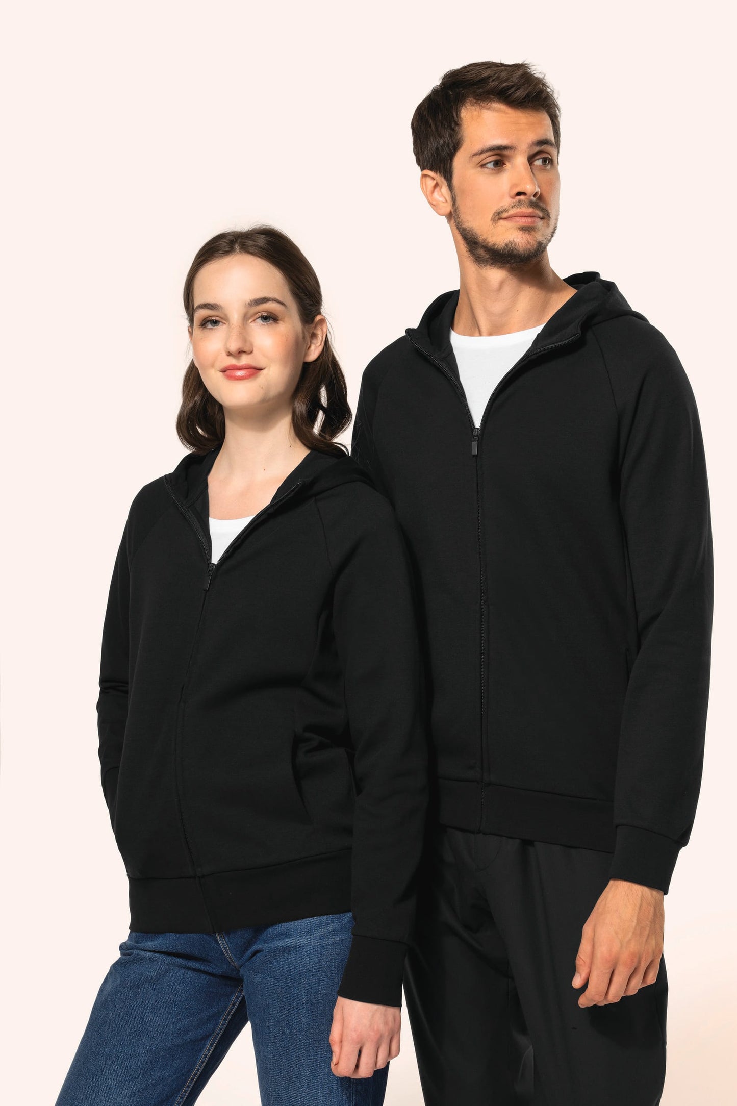PK401 - Giacca donna con zip e cappuccio