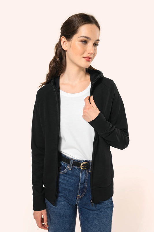 PK401 - Giacca donna con zip e cappuccio