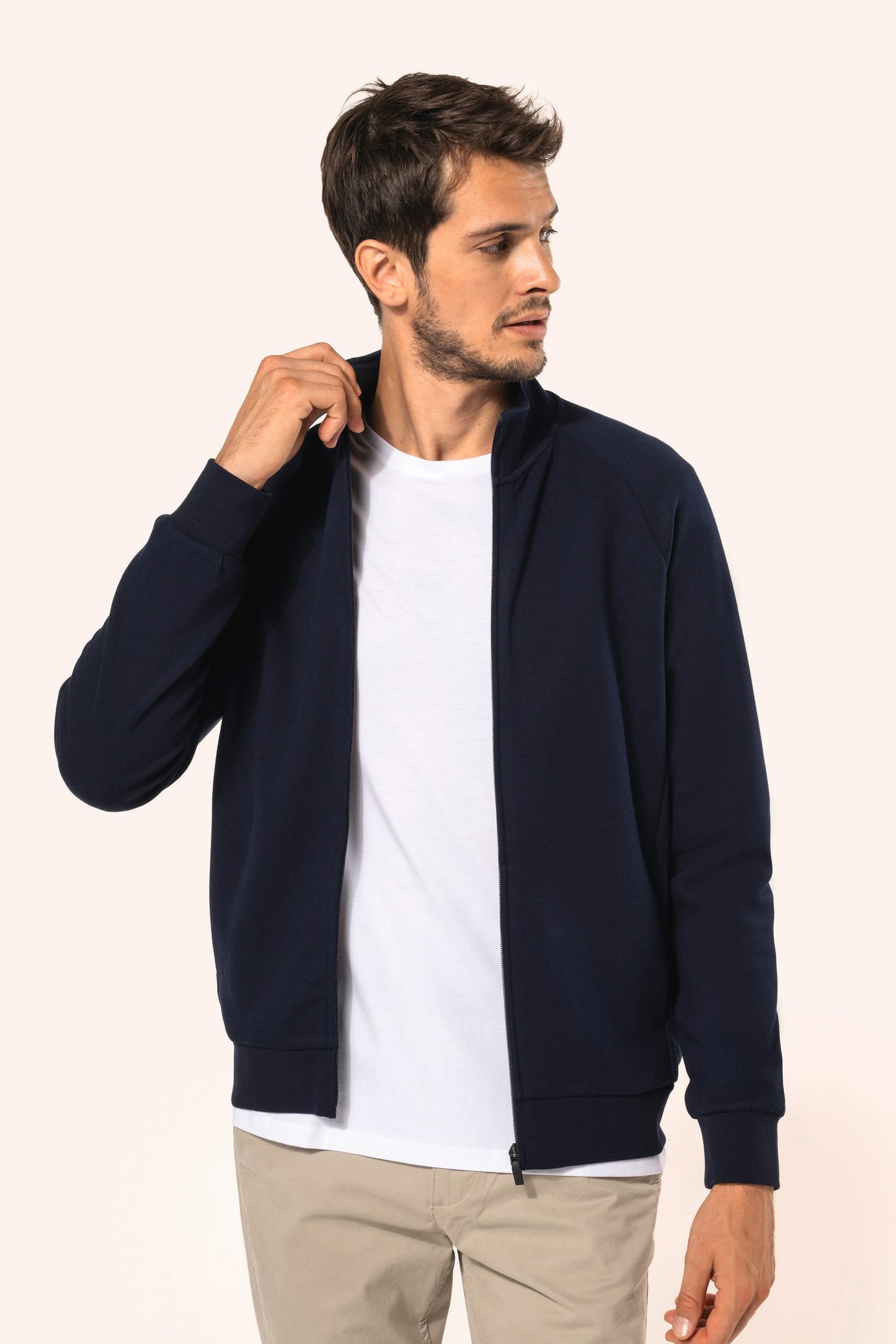 PK404 - Felpa uomo full zip