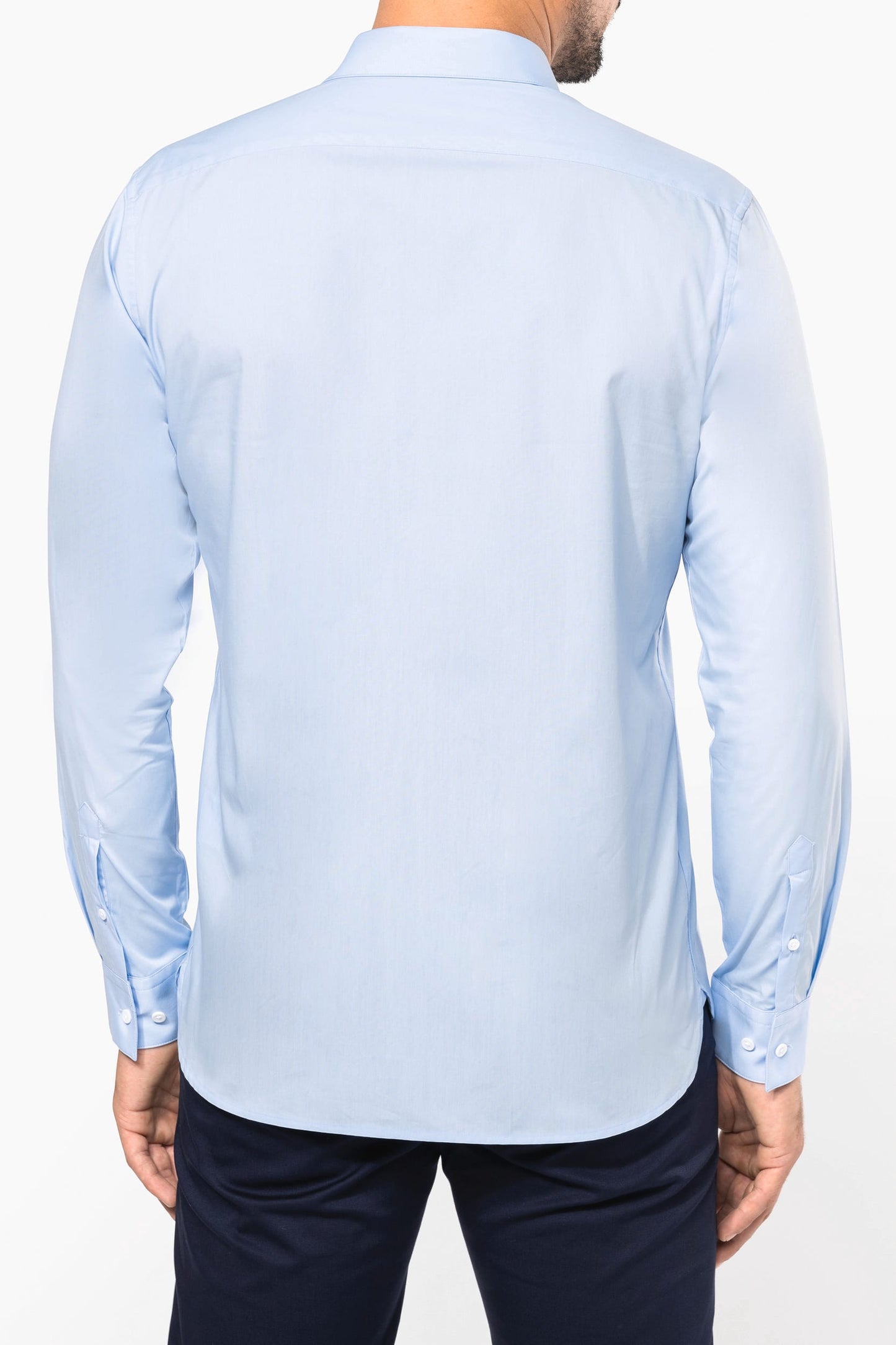 PK500 - Camicia uomo popeline maniche lunghe