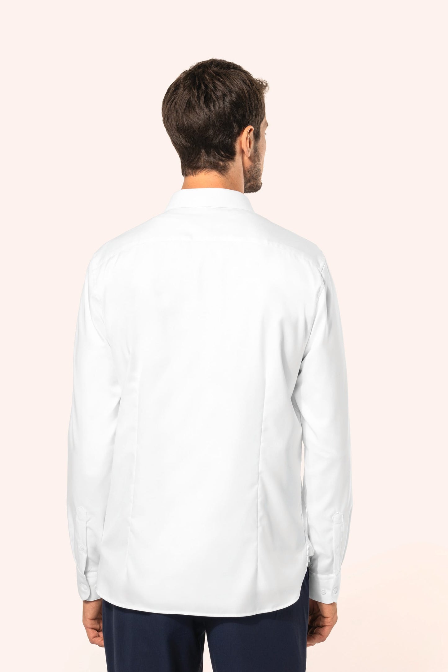 PK502 - Camicia uomo Oxford pinpoint maniche lunghe