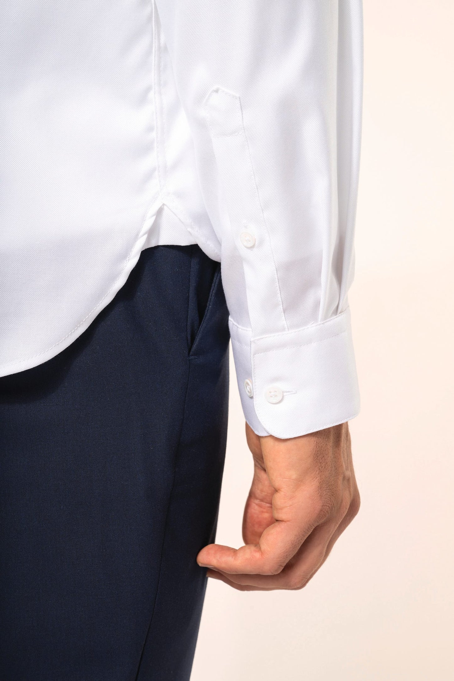 PK502 - Camicia uomo Oxford pinpoint maniche lunghe