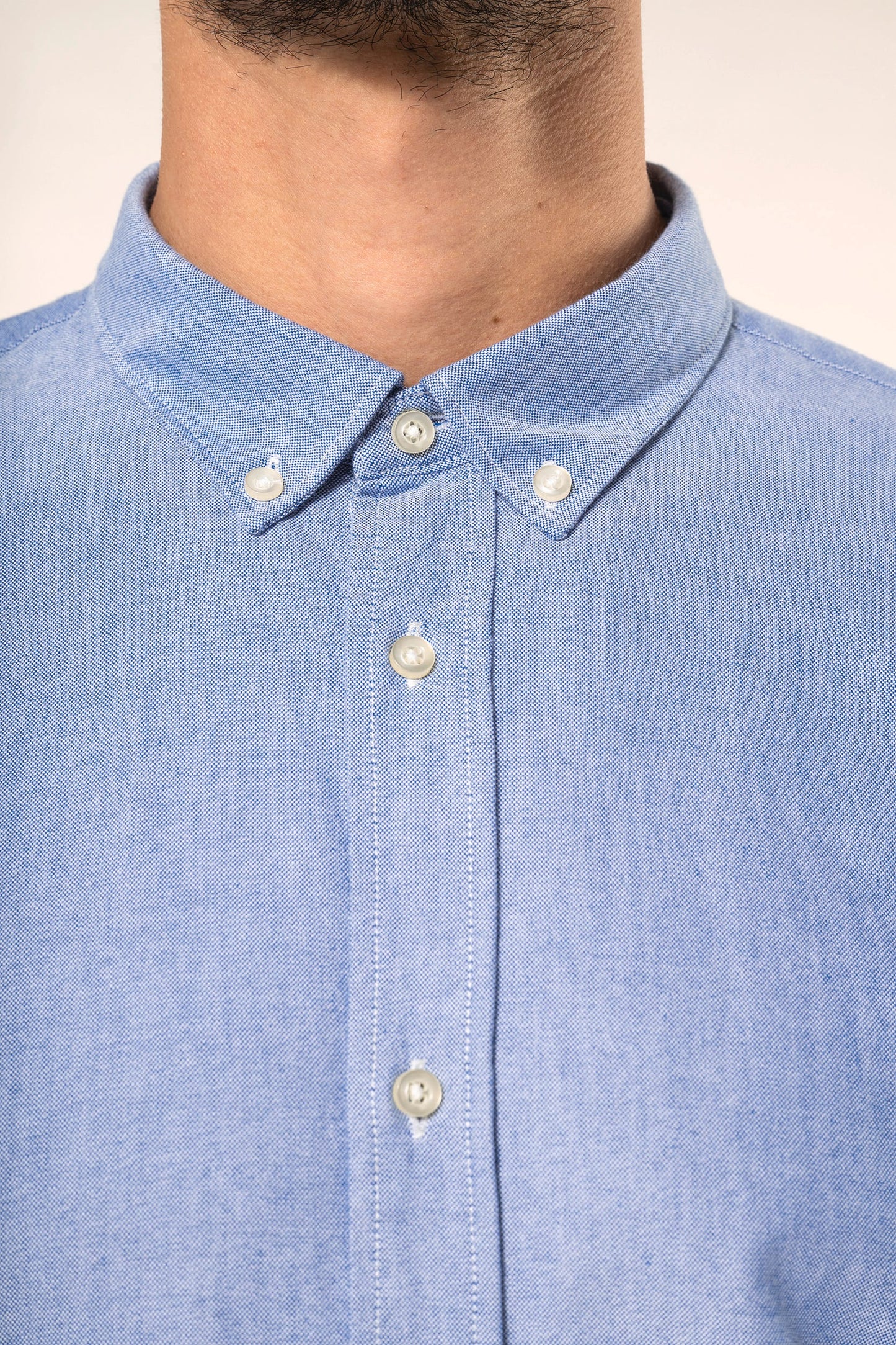 PK503 - Camicia uomo Oxford maniche lunghe