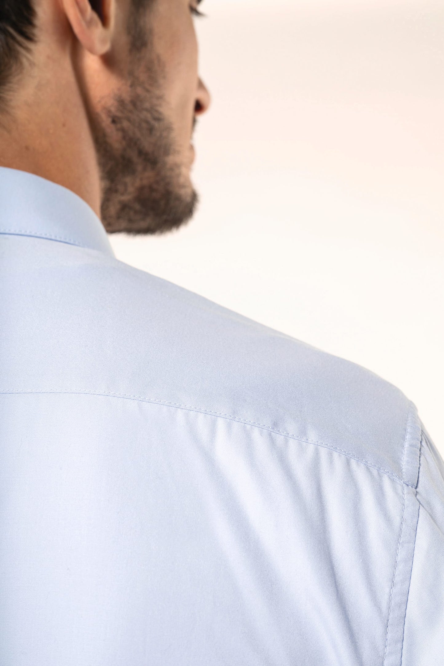 PK504 - Camicia uomo popeline maniche lunghe