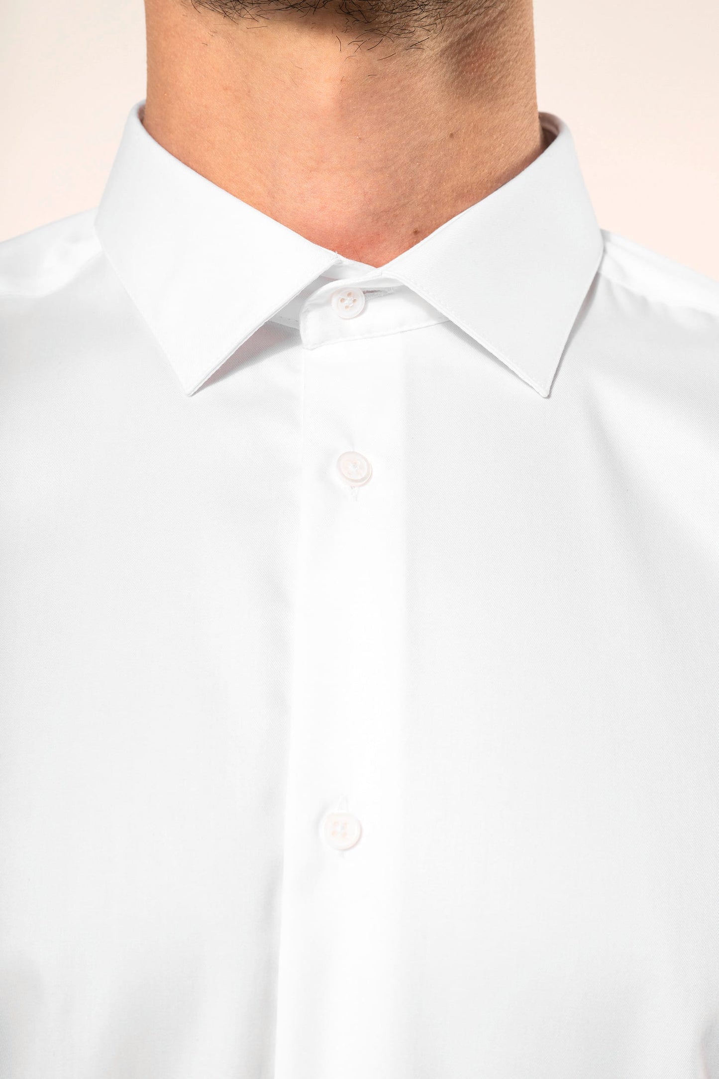 PK506 - Camicia uomo twill maniche lunghe