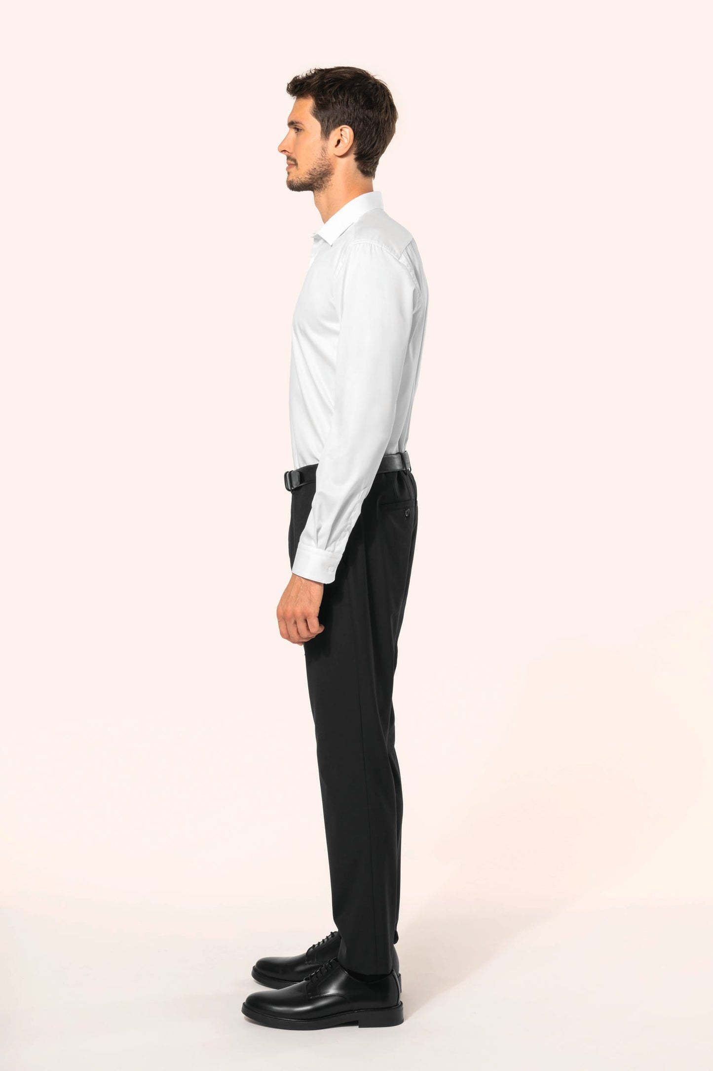 PK506 - Camicia uomo twill maniche lunghe