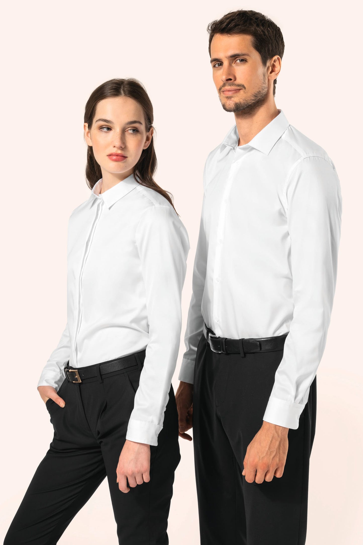 PK507 - Camicia donna twill maniche lunghe