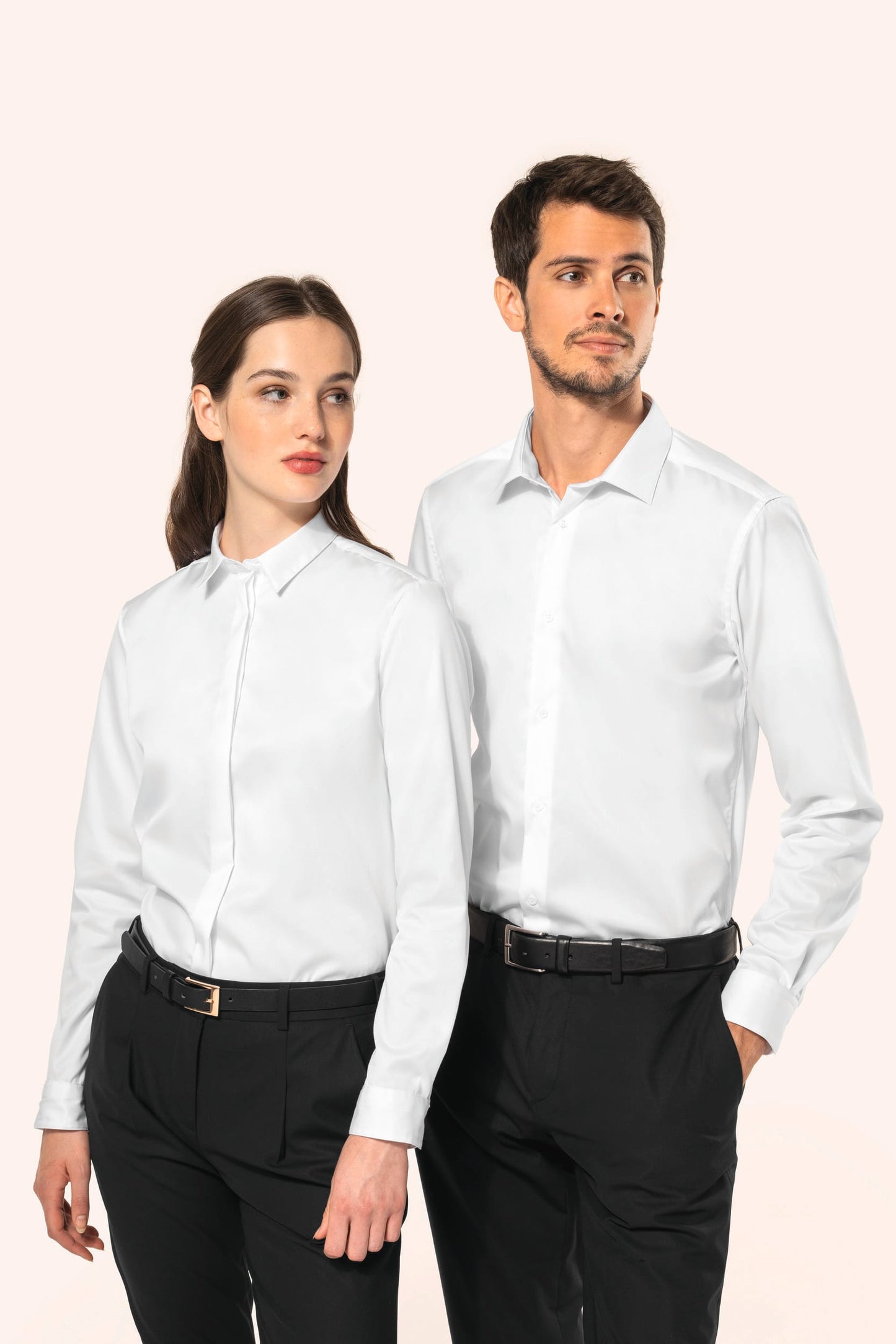 PK507 - Camicia donna twill maniche lunghe