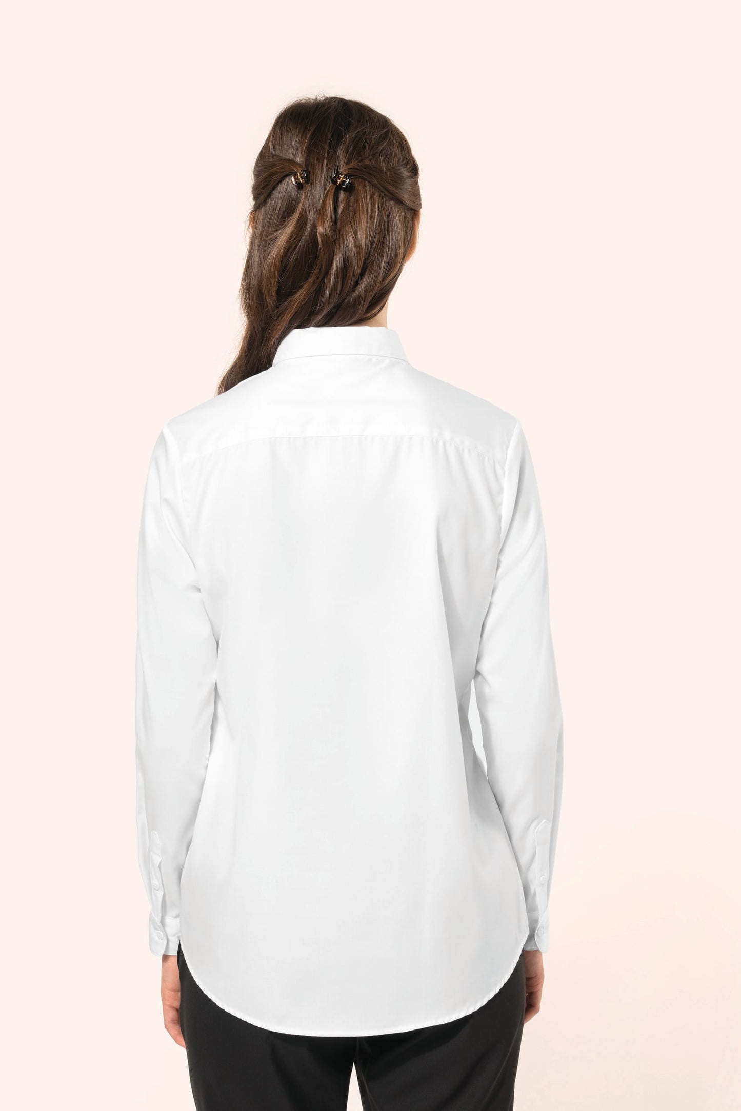 PK507 - Camicia donna twill maniche lunghe