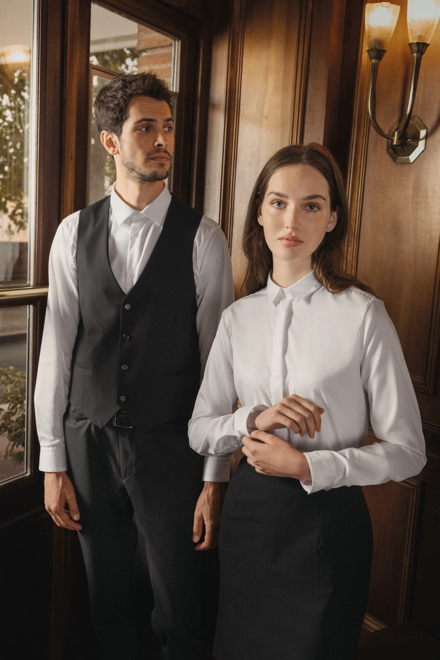 PK506 - Camicia uomo twill maniche lunghe