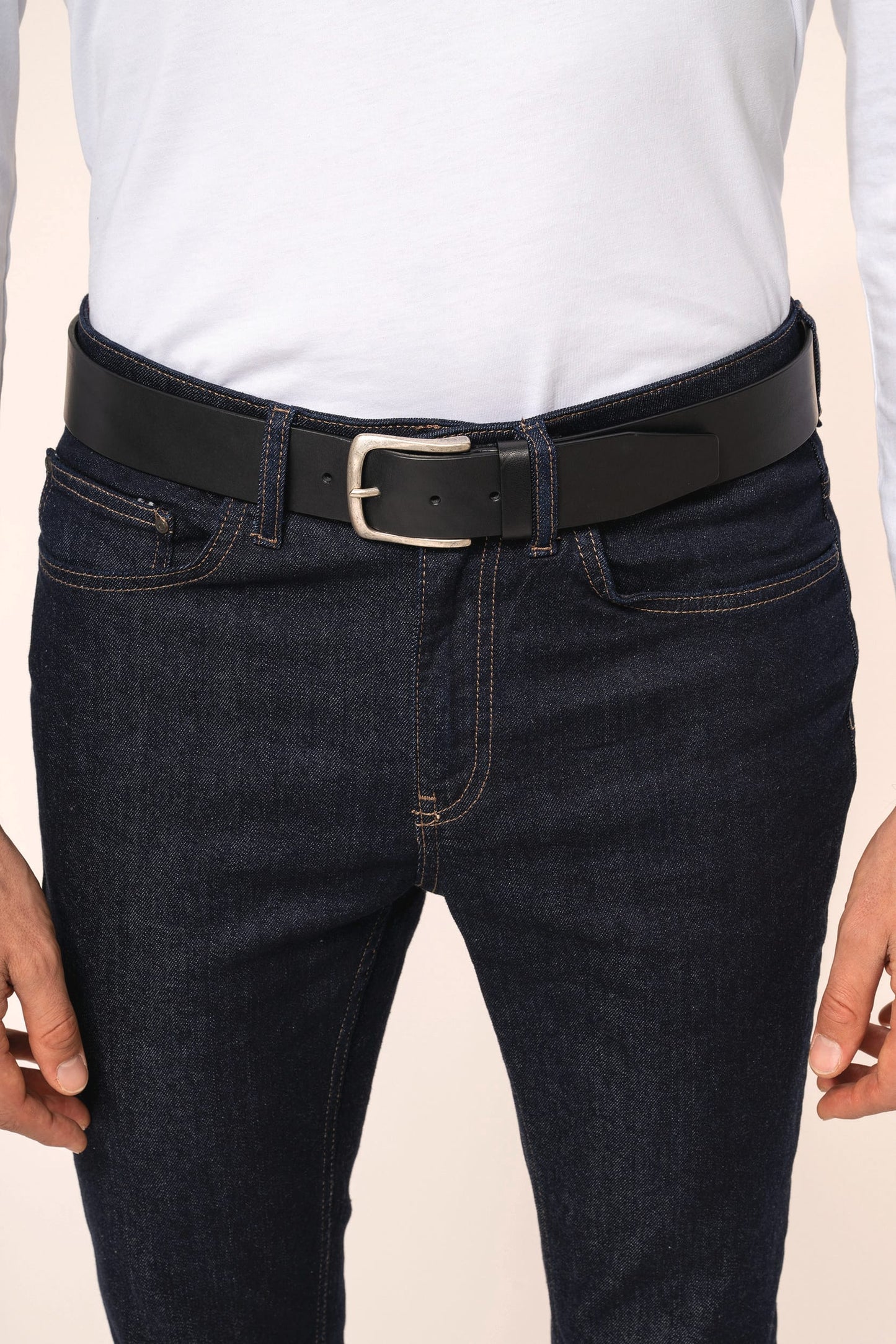 PK821 - Cintura uomo vintage in pelle