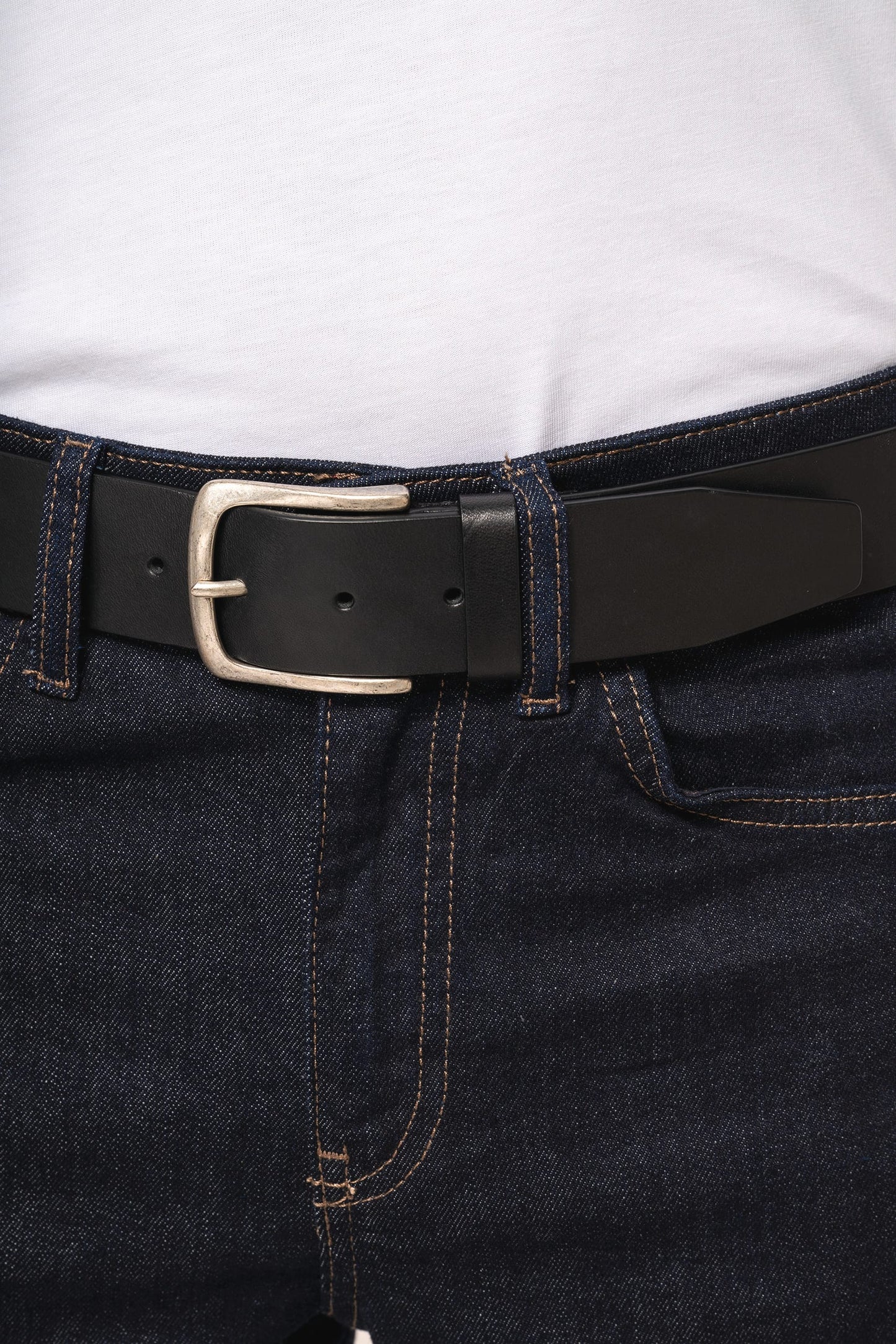 PK821 - Cintura uomo vintage in pelle