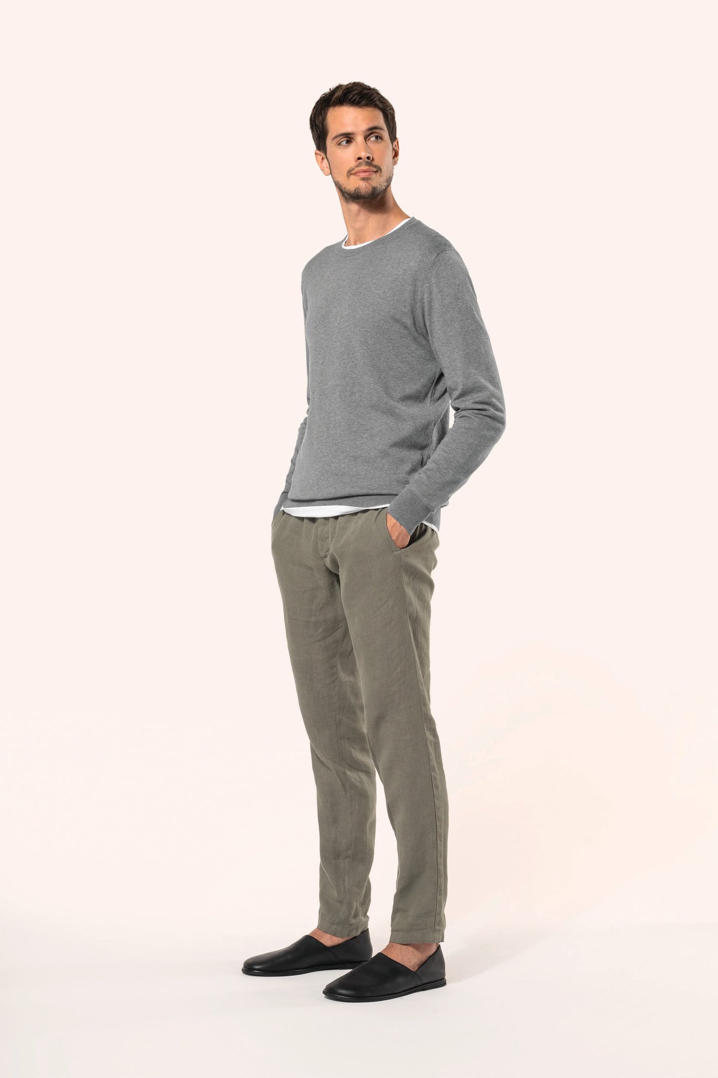 PK900 - Pullover uomo Supima® girocollo