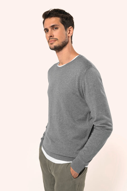 PK900 - Pullover uomo Supima® girocollo