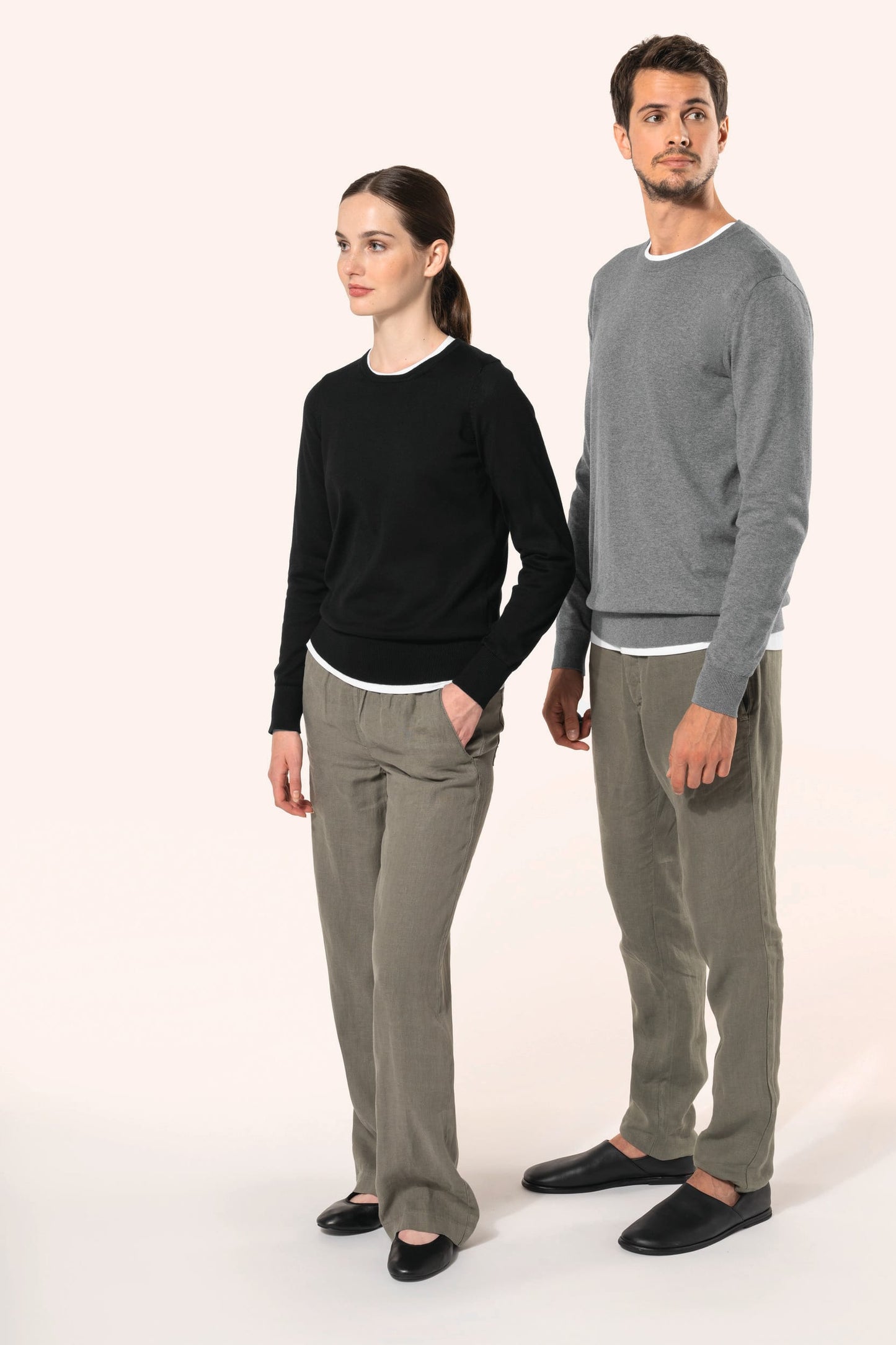 PK900 - Pullover uomo Supima® girocollo