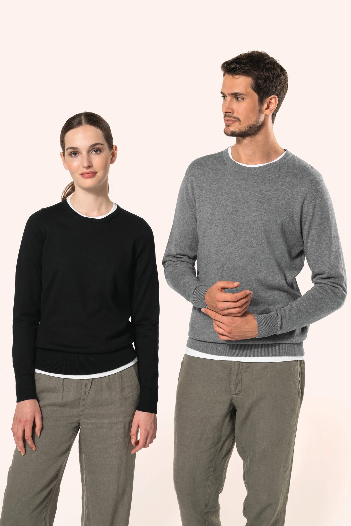 PK901 - Pullover donna Supima® girocollo