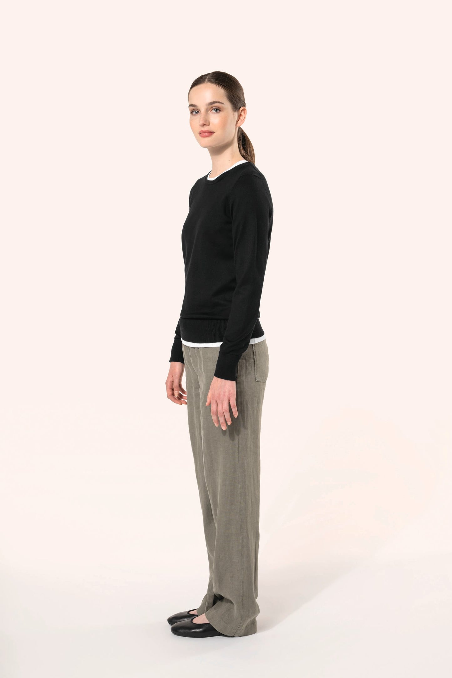 PK901 - Pullover donna Supima® girocollo