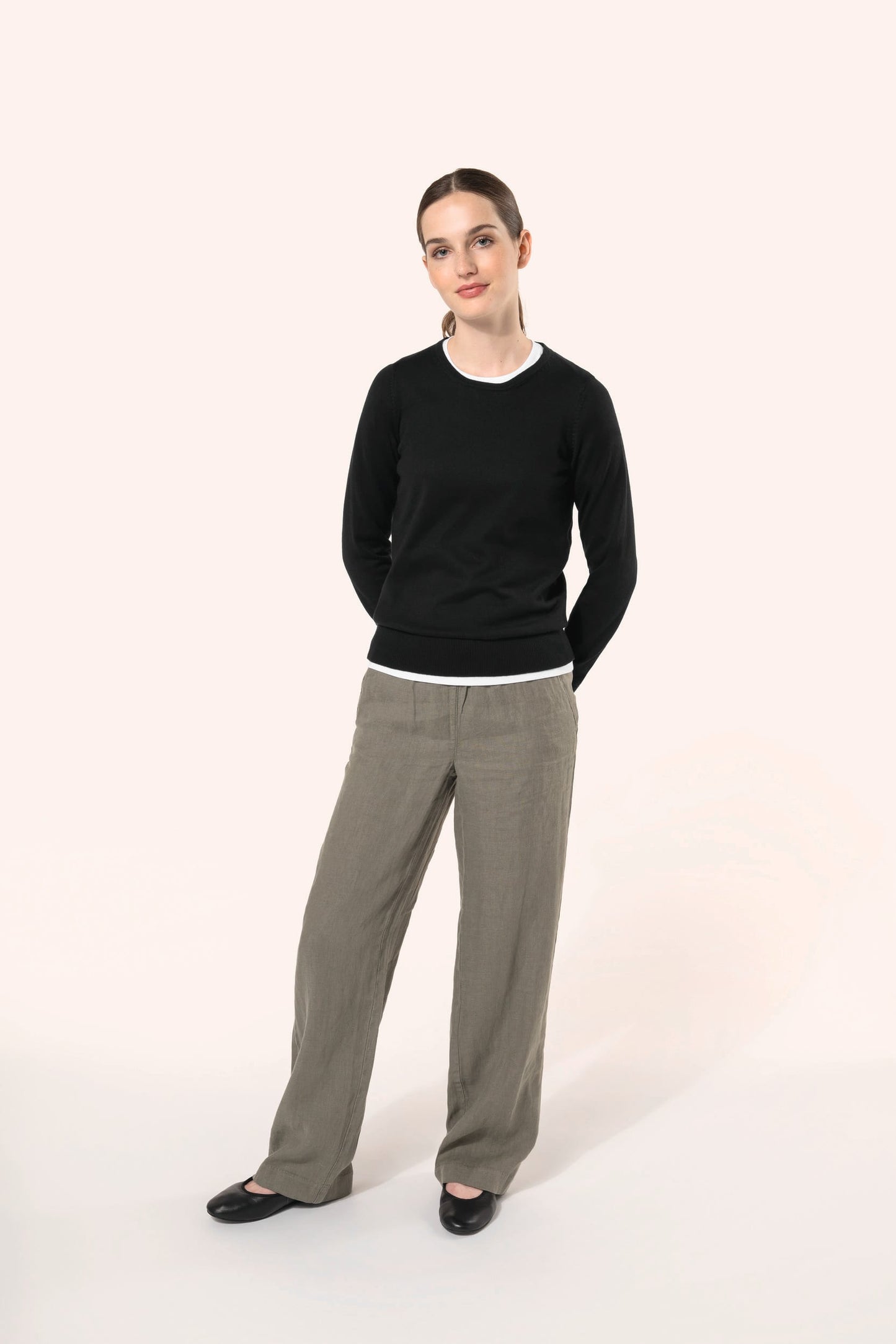 PK901 - Pullover donna Supima® girocollo