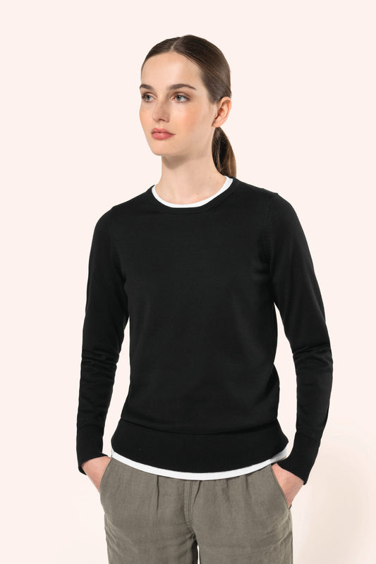 PK901 - Pullover donna Supima® girocollo