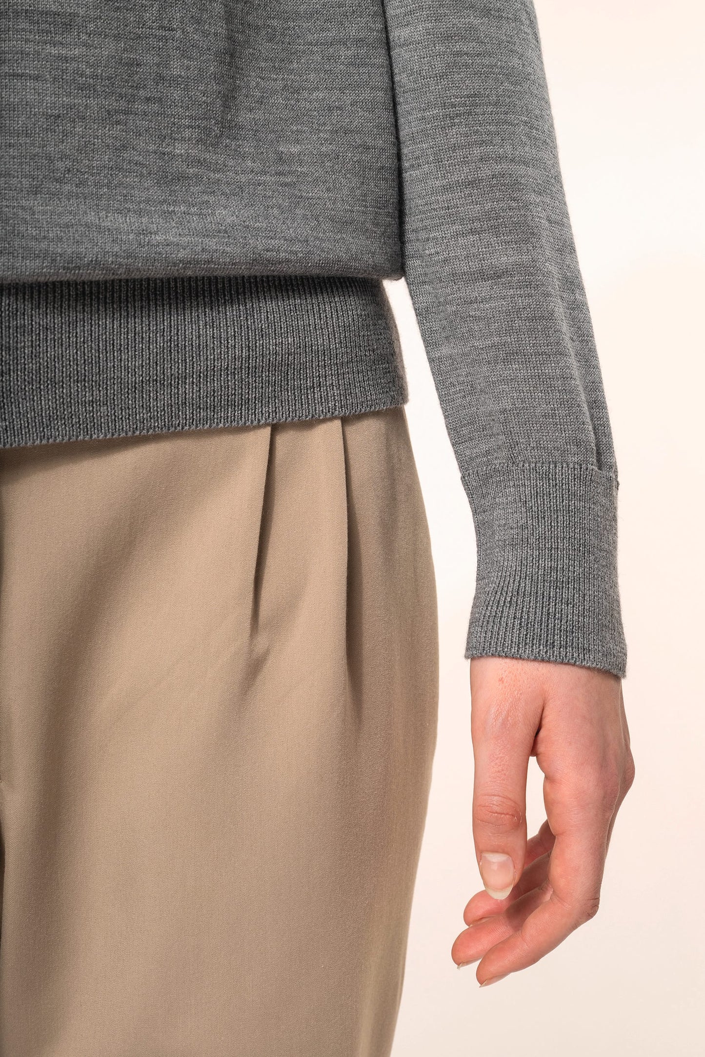 PK911 - Pullover donna Merino con scollo a V