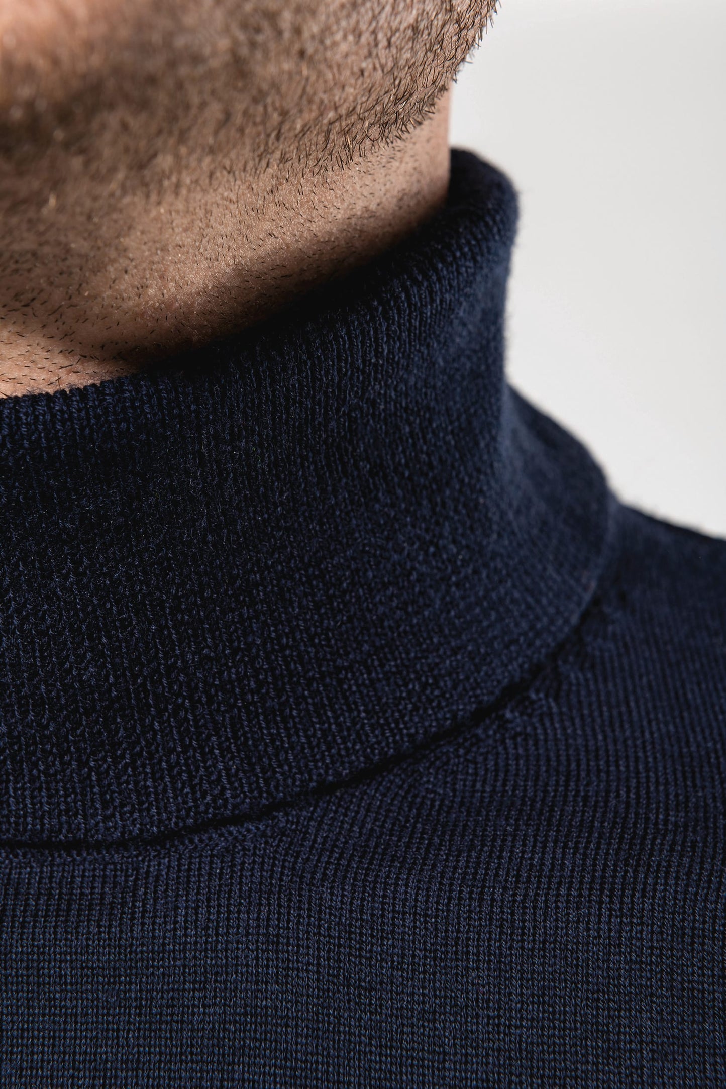 PK912 - Pullover uomo Merino con collo dolcevita