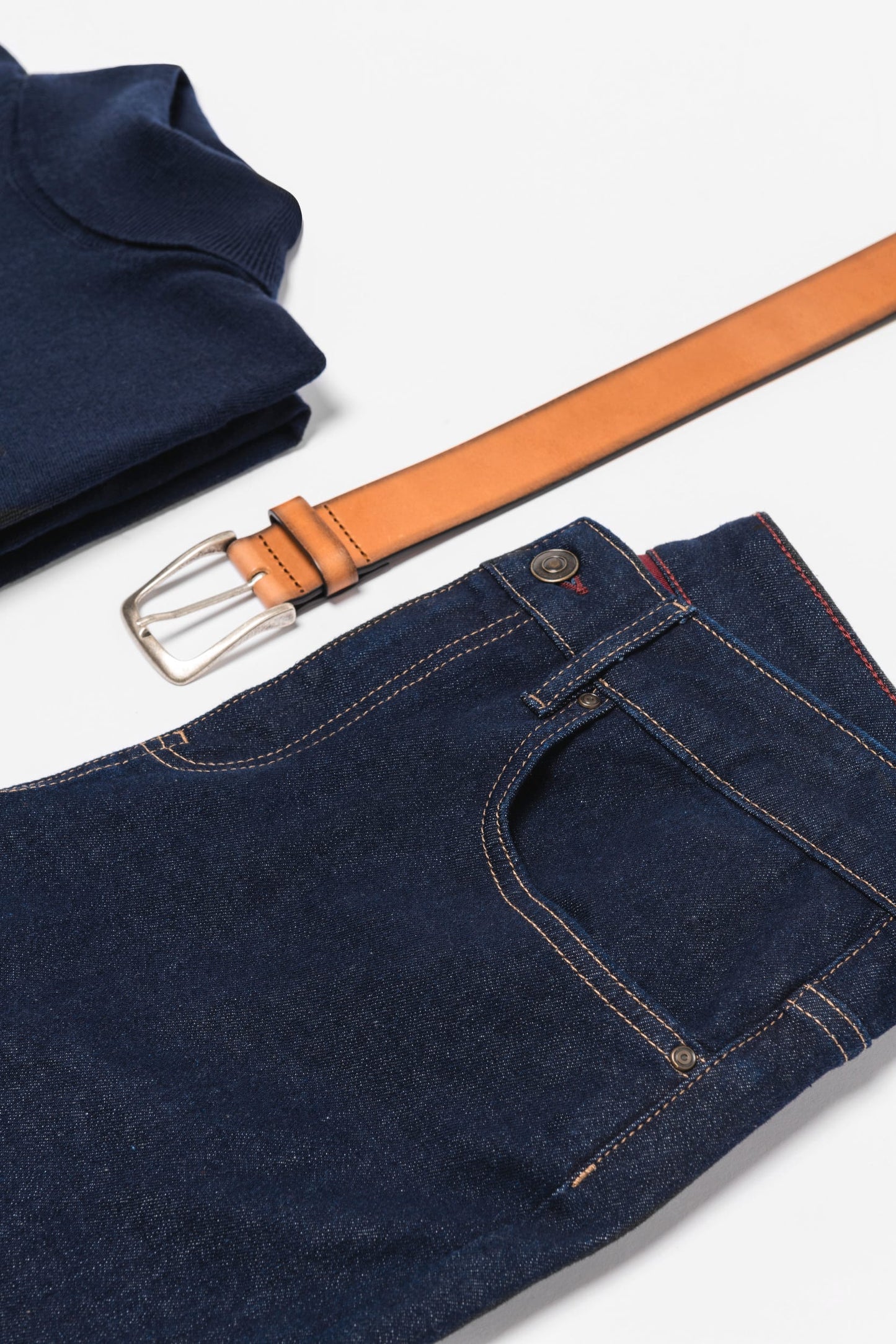 PK821 - Cintura uomo vintage in pelle