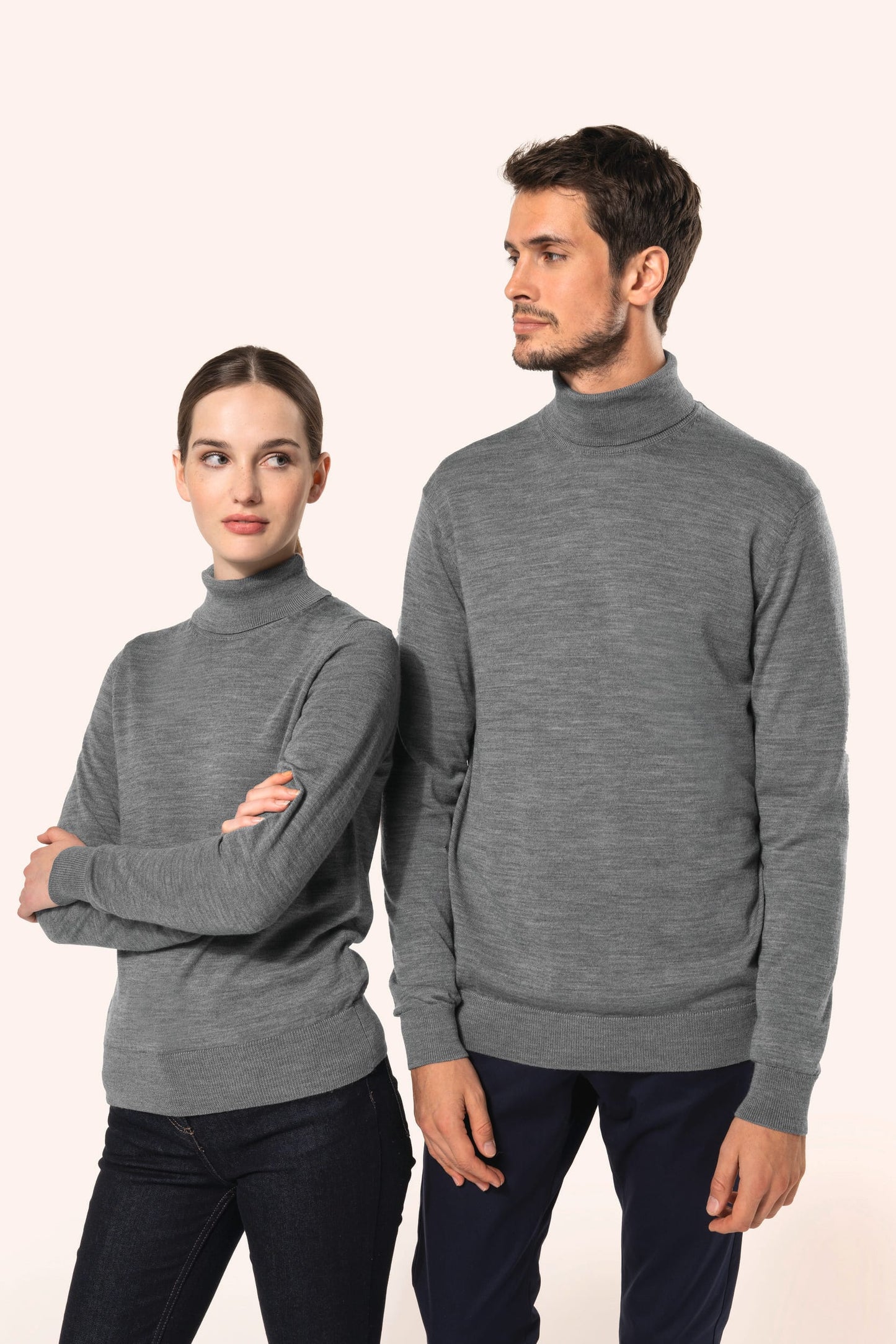 PK912 - Pullover uomo Merino con collo dolcevita