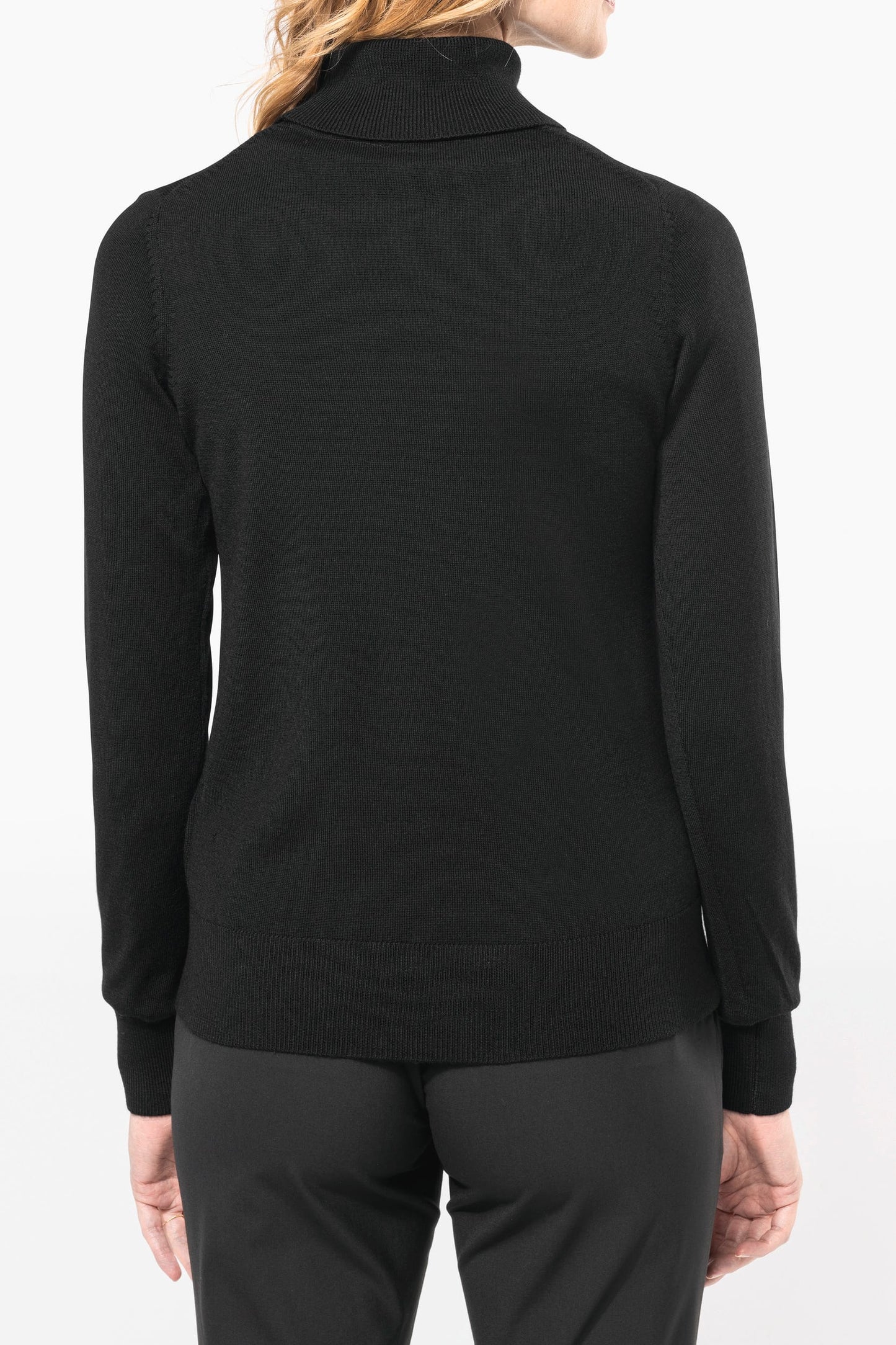 PK913 - Pullover donna Merino con collo dolcevita