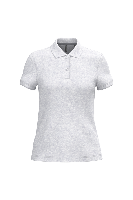 Polo piqué donna manica corta (K242C-taglie-grandi)