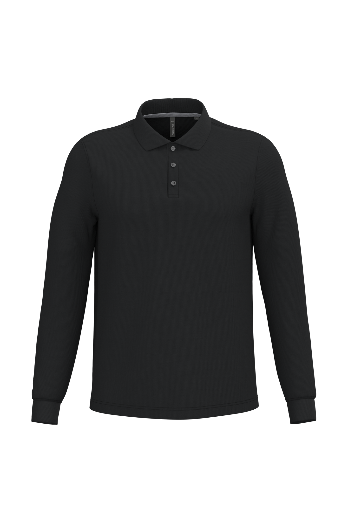 Polo piqué uomo manica lunga (K243C-taglie-standard)