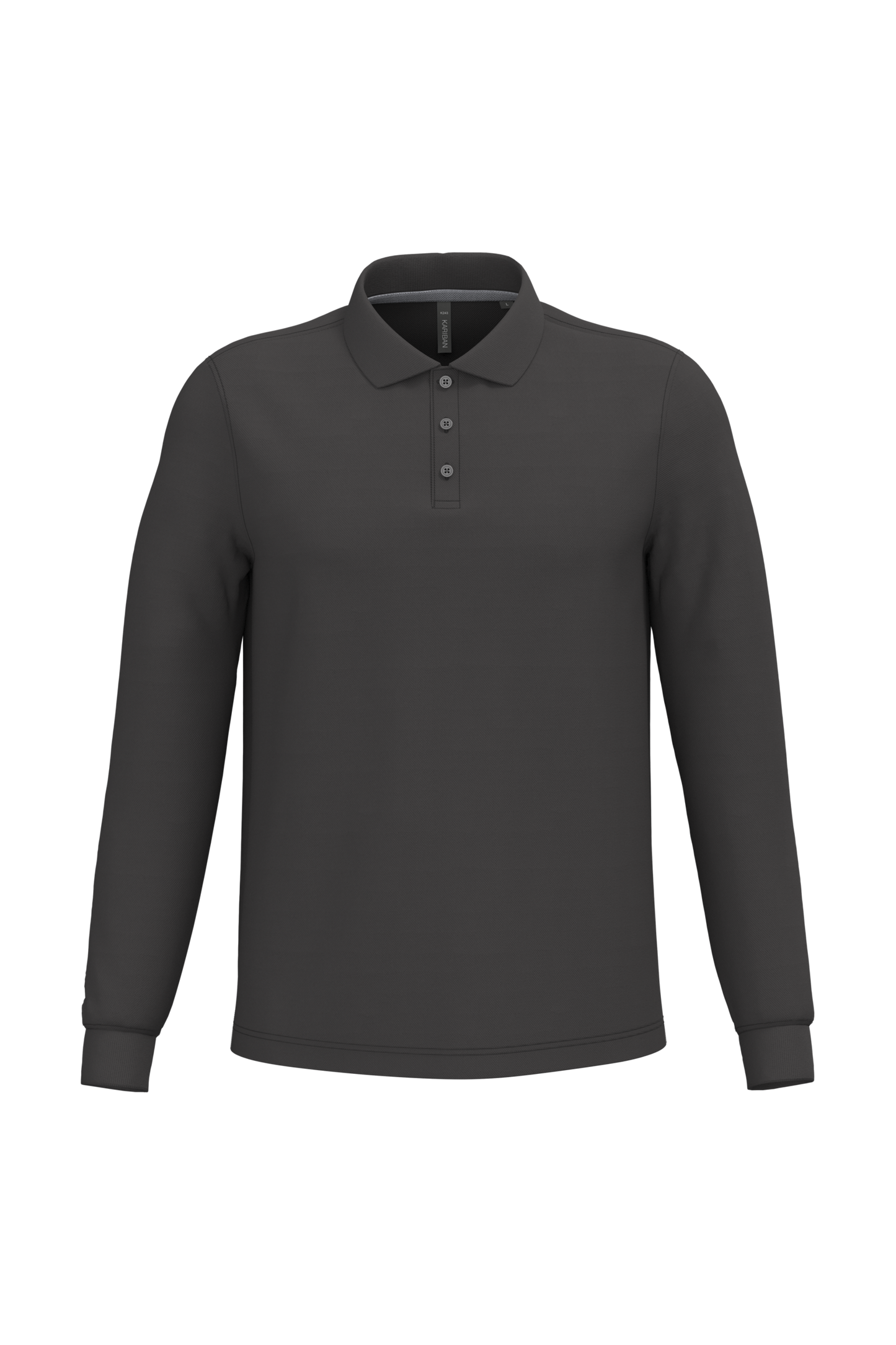 Polo piqué uomo manica lunga (K243C-taglie-standard)