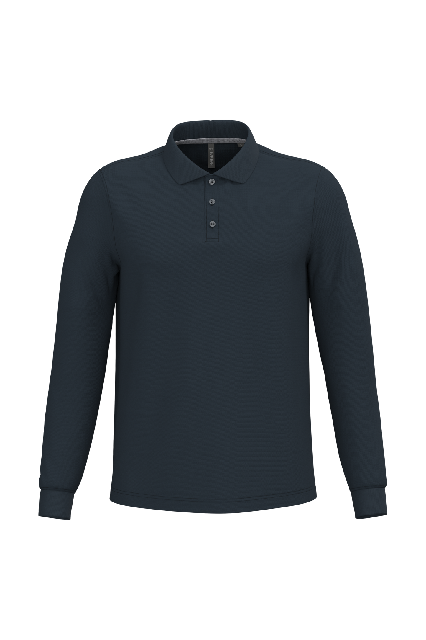Polo piqué uomo manica lunga (K243C-taglie-standard)