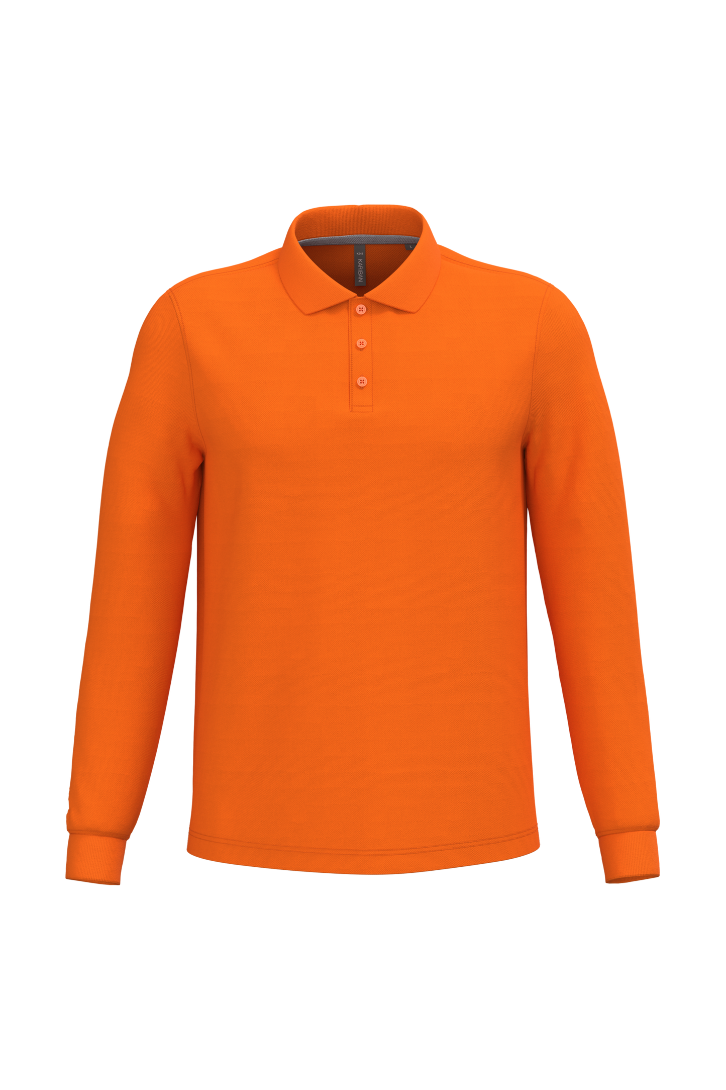 Polo piqué uomo manica lunga (K243C-taglie-standard)