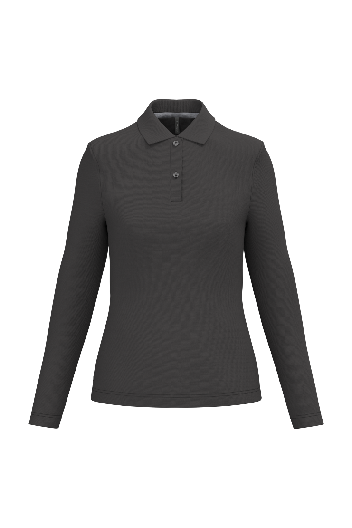 Polo piqué donna manica lunga (K244C-taglie-standard)