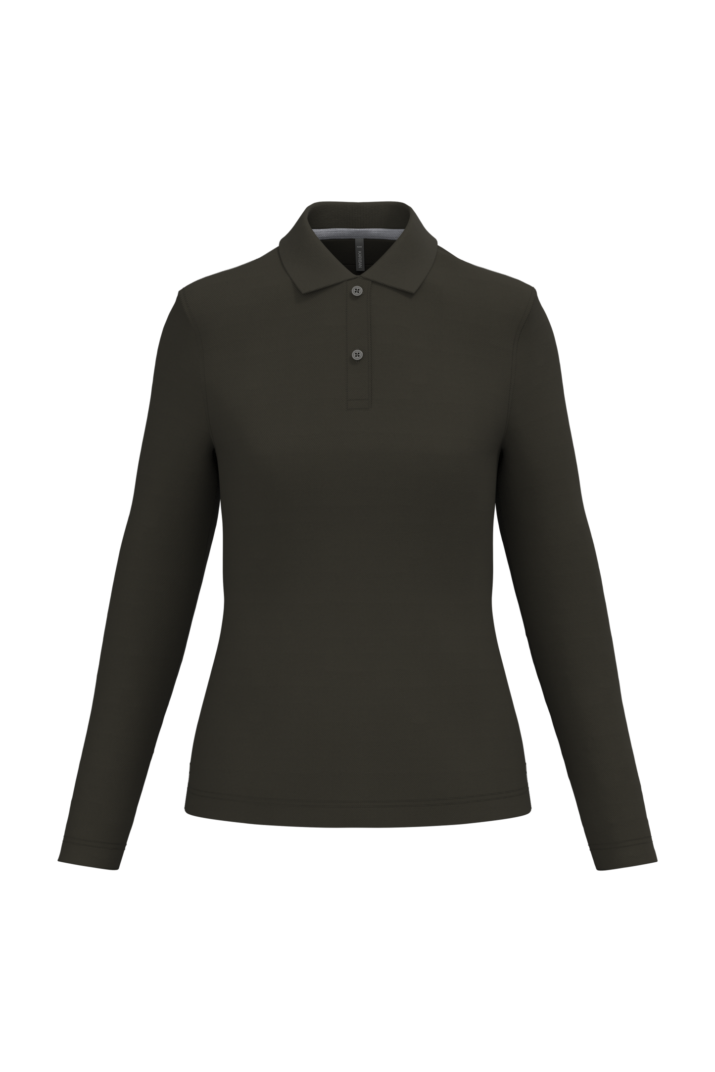 Polo piqué donna manica lunga (K244C-taglie-standard)
