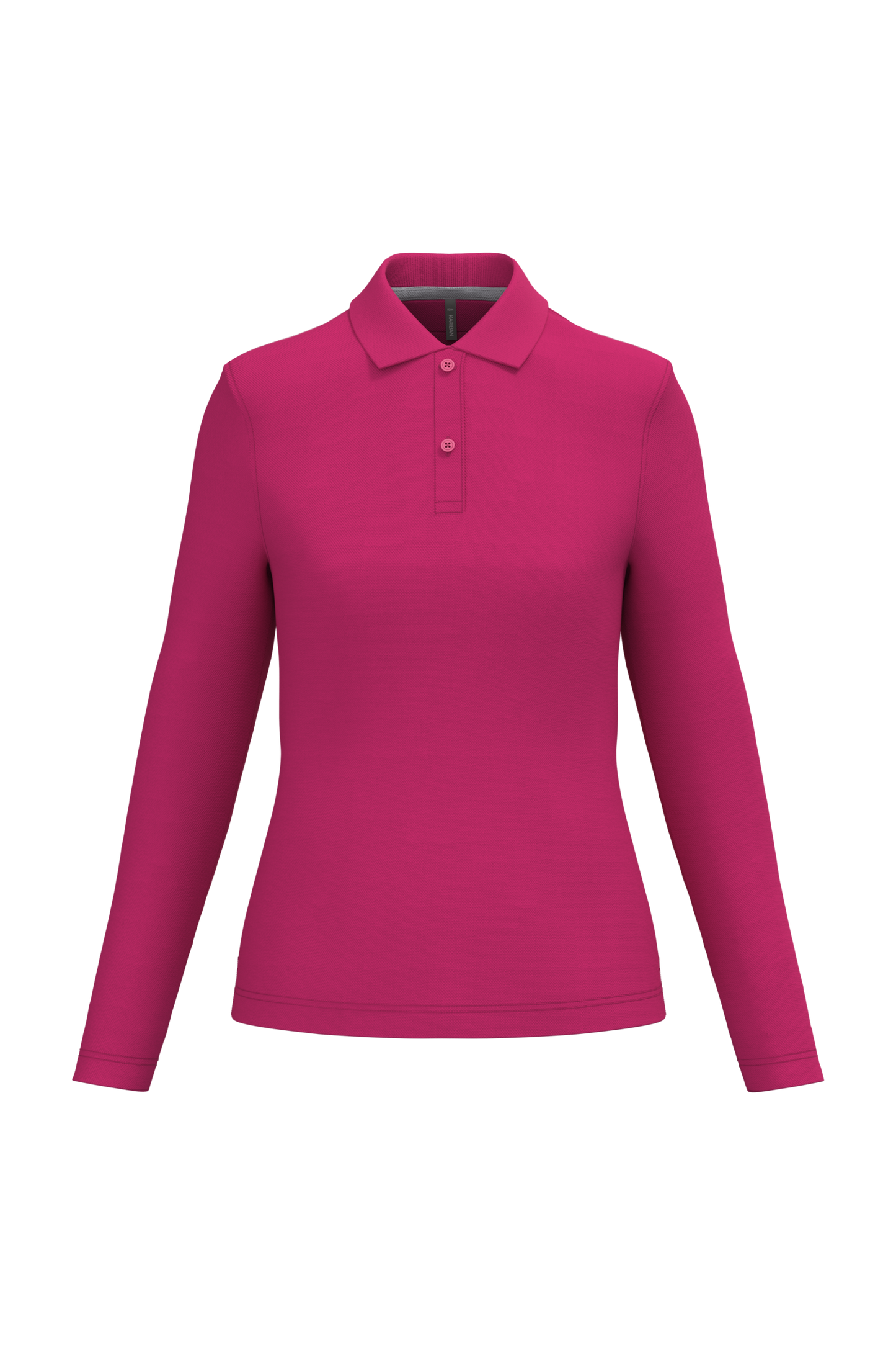 Polo piqué donna manica lunga (K244C-taglie-standard)