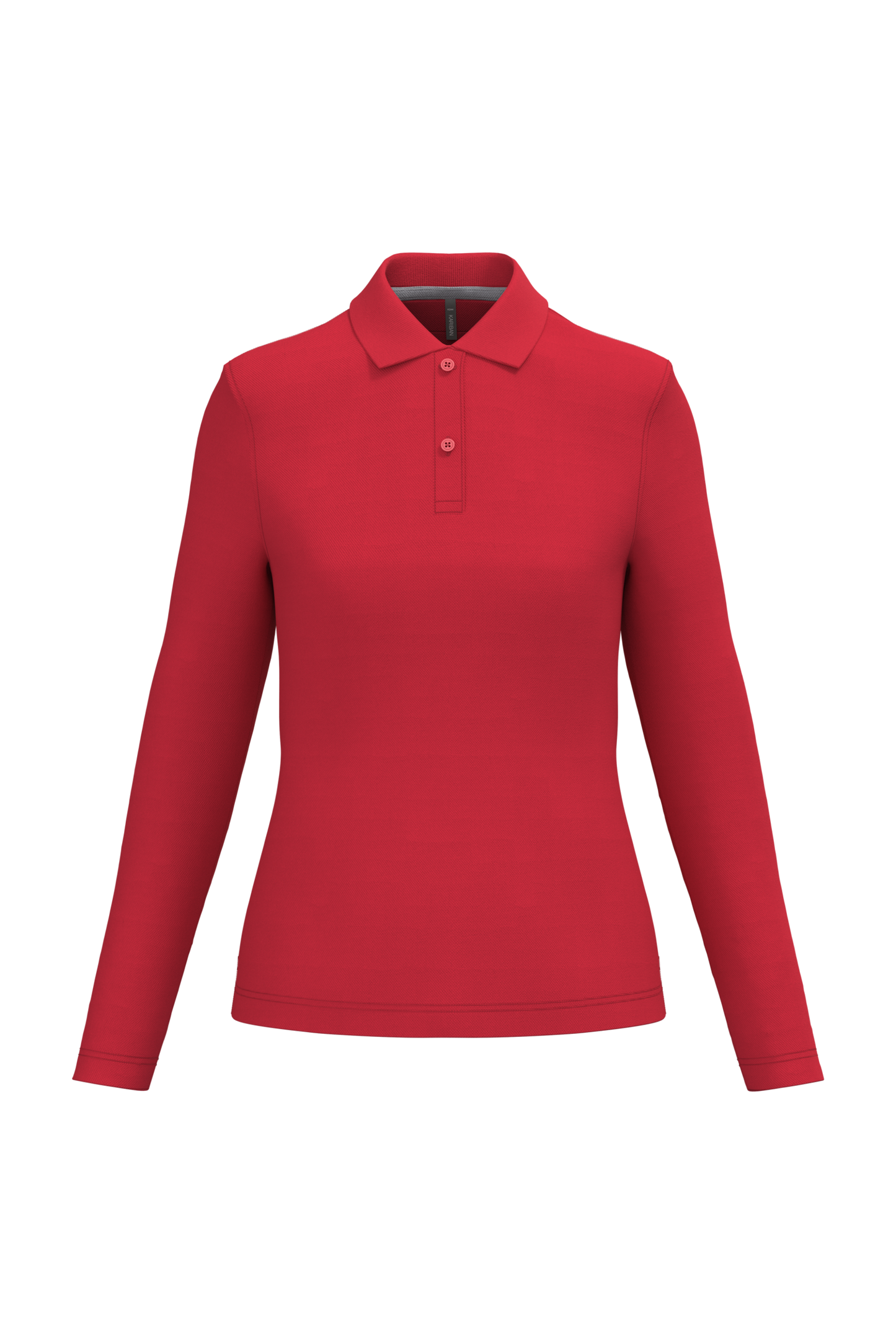 Polo piqué donna manica lunga (K244C-taglie-standard)
