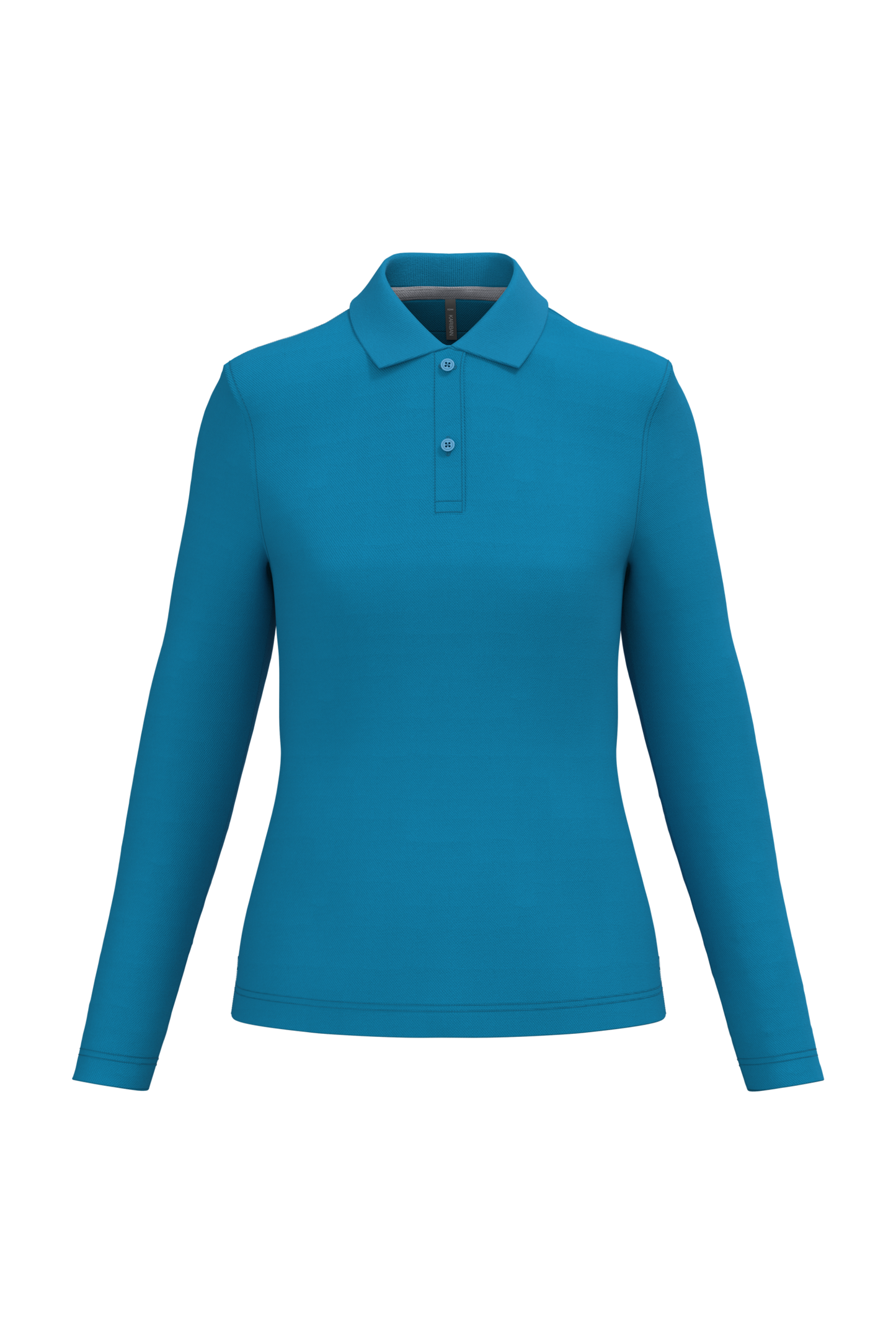 Polo piqué donna manica lunga (K244C-taglie-standard)