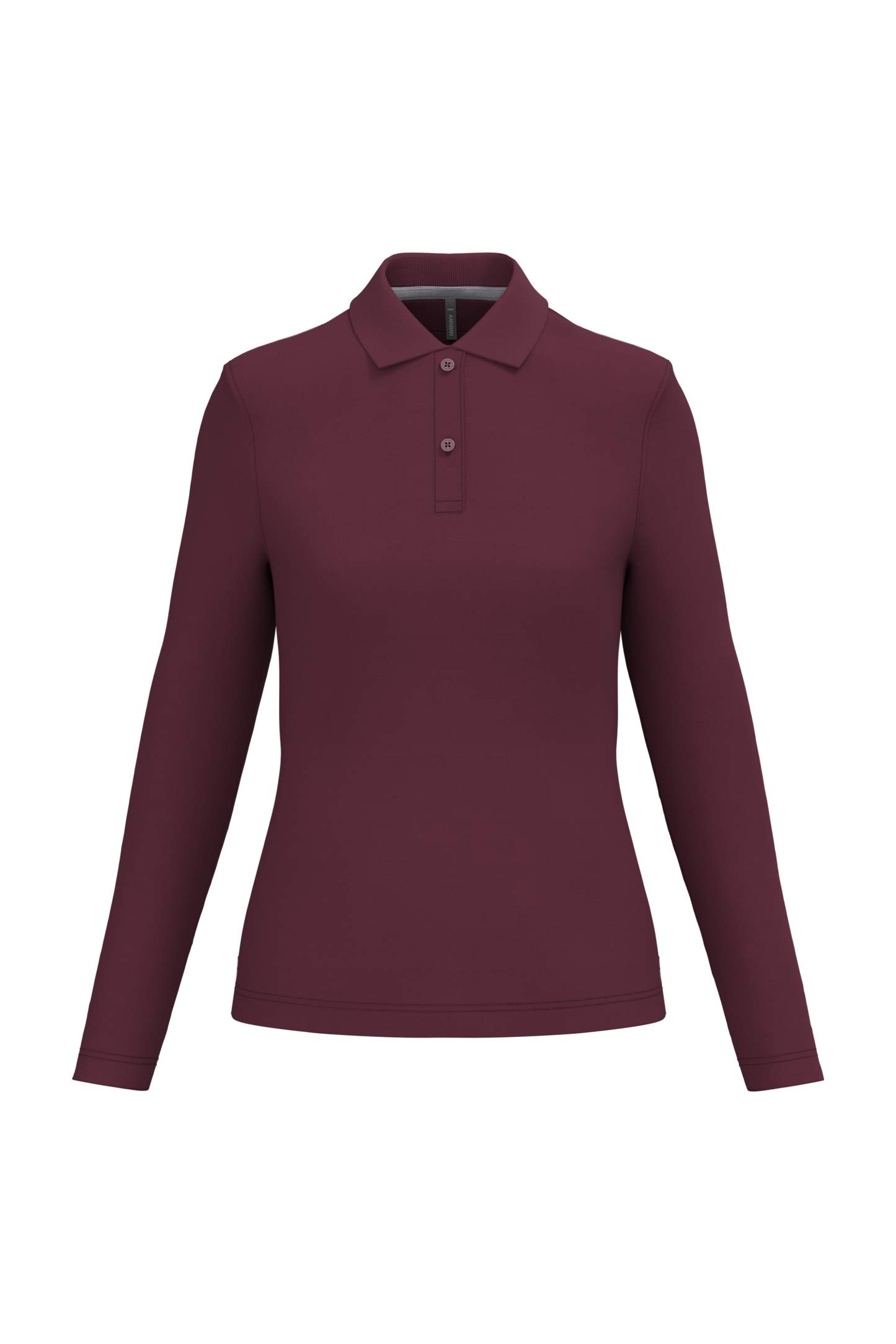 Polo piqué donna manica lunga (K244C-taglie-standard)