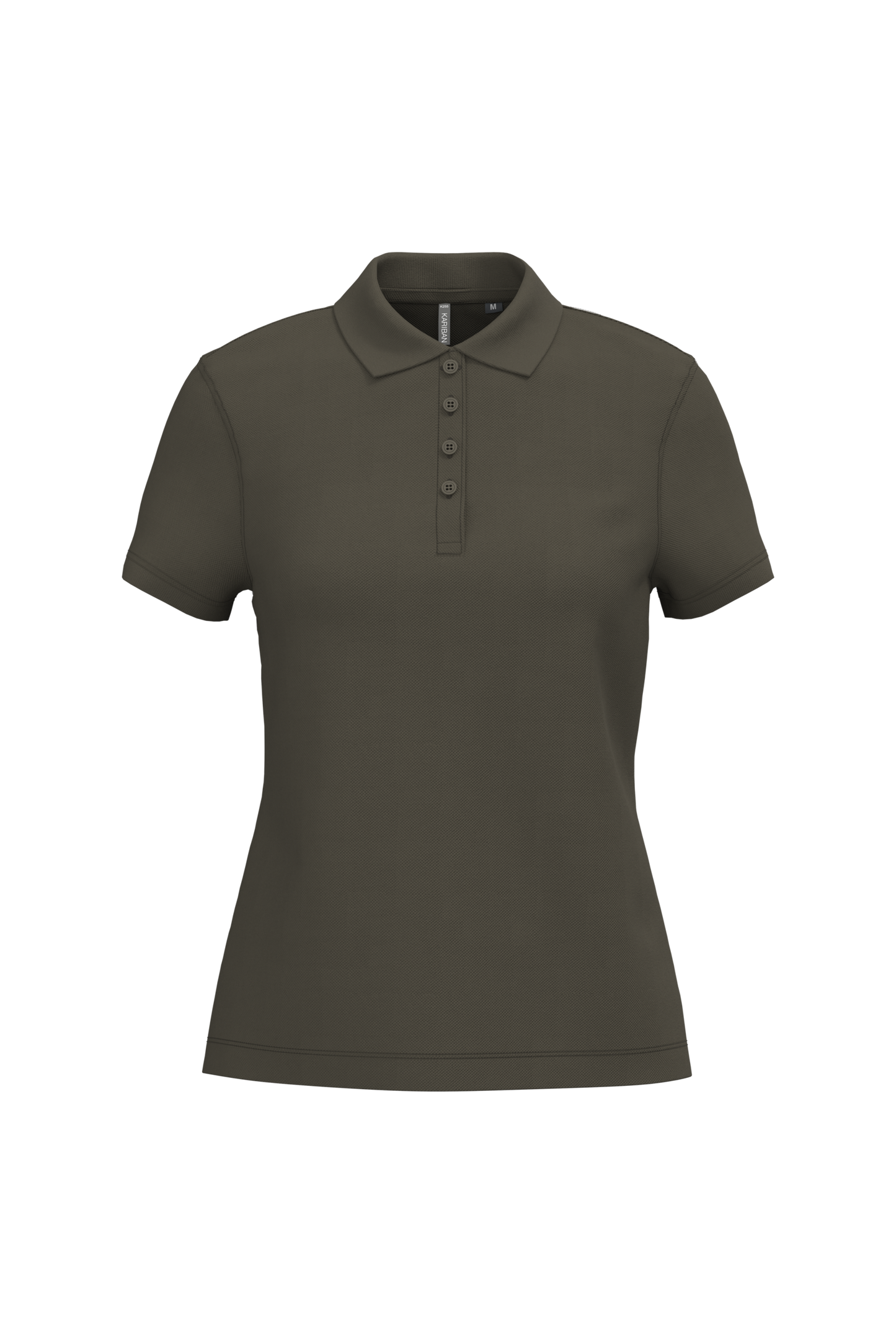 Polo piqué donna manica corta (K255C-taglie-grandi)
