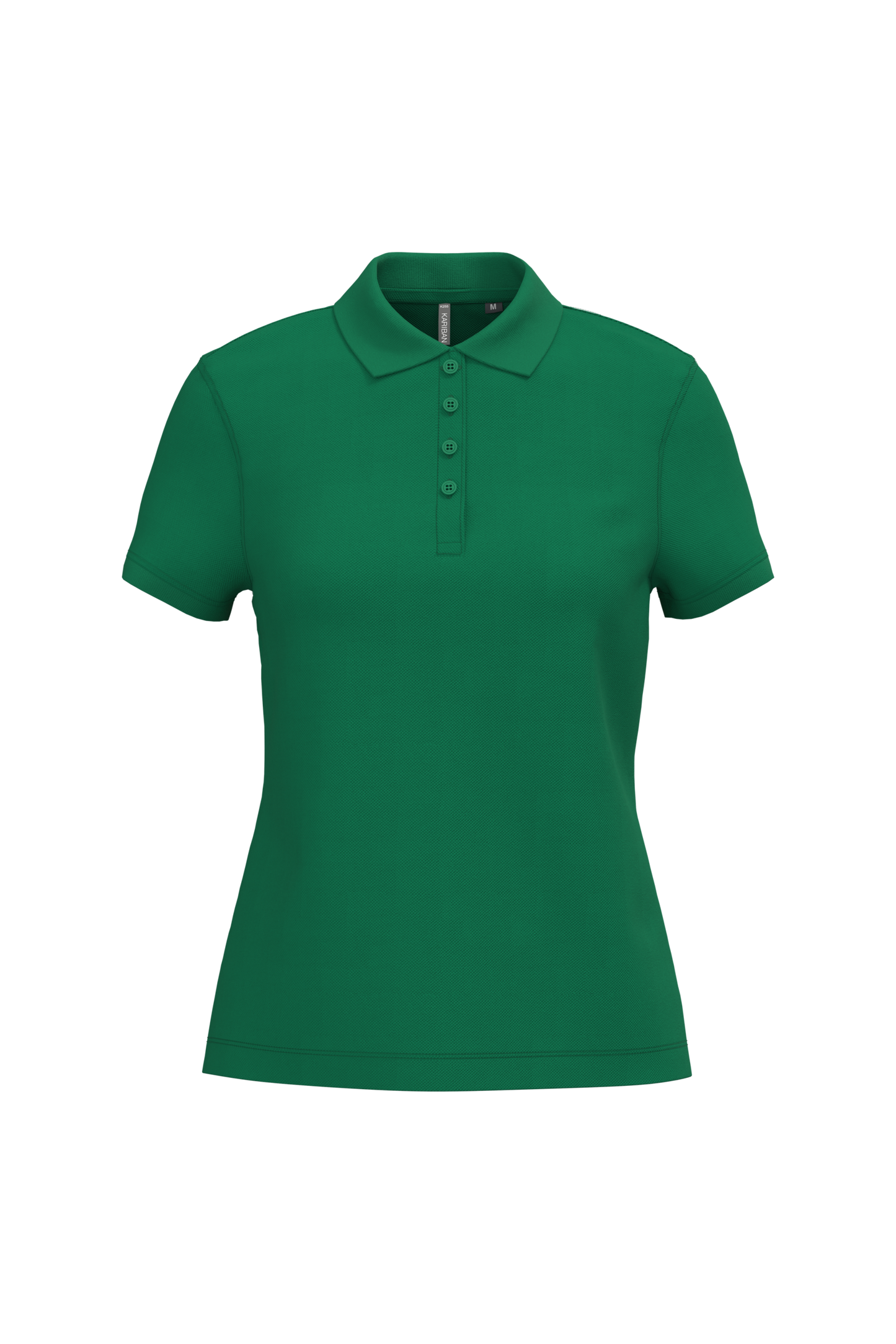 Polo piqué donna manica corta (K255C-taglie-grandi)