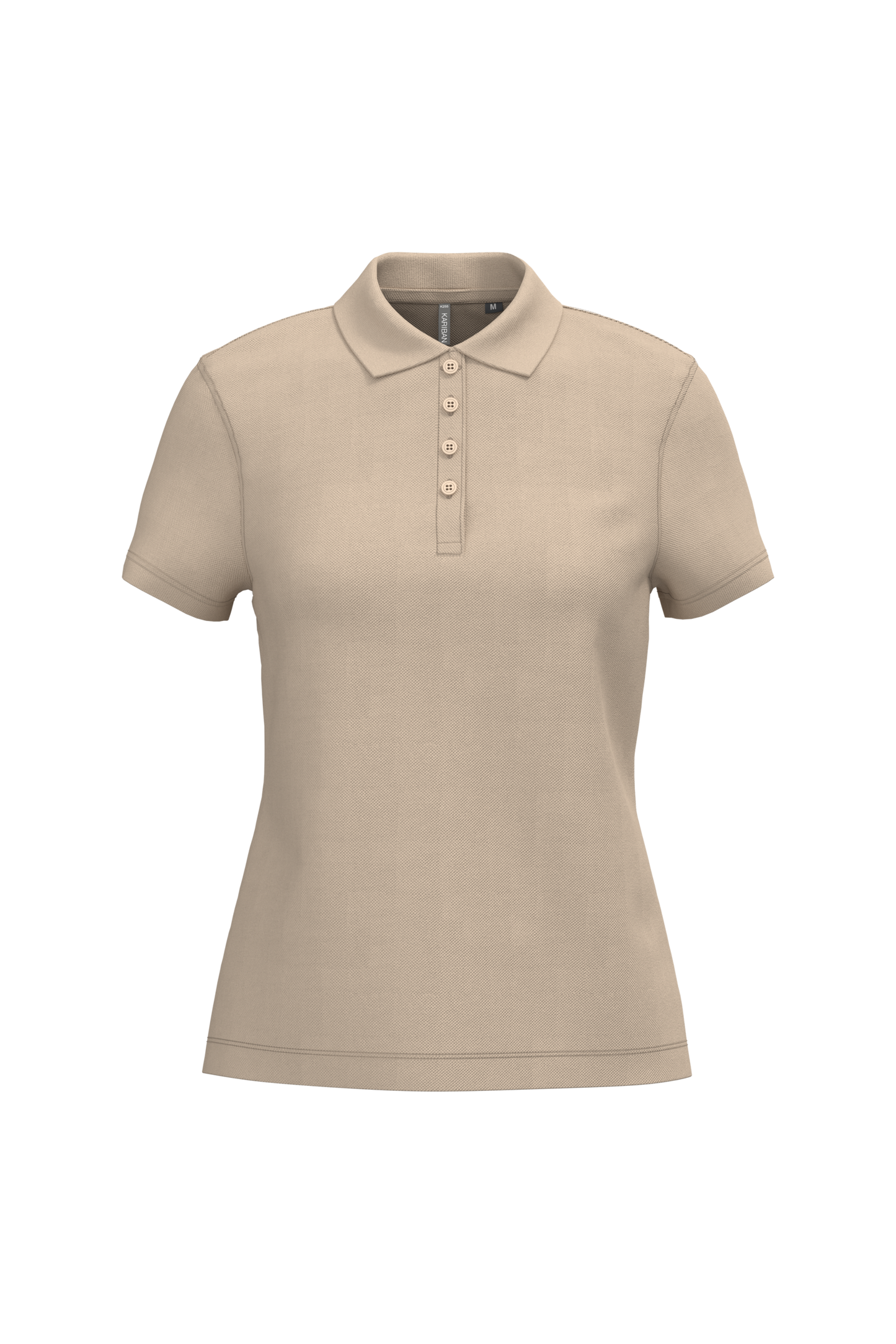 Polo piqué donna manica corta (K255C-taglie-grandi)
