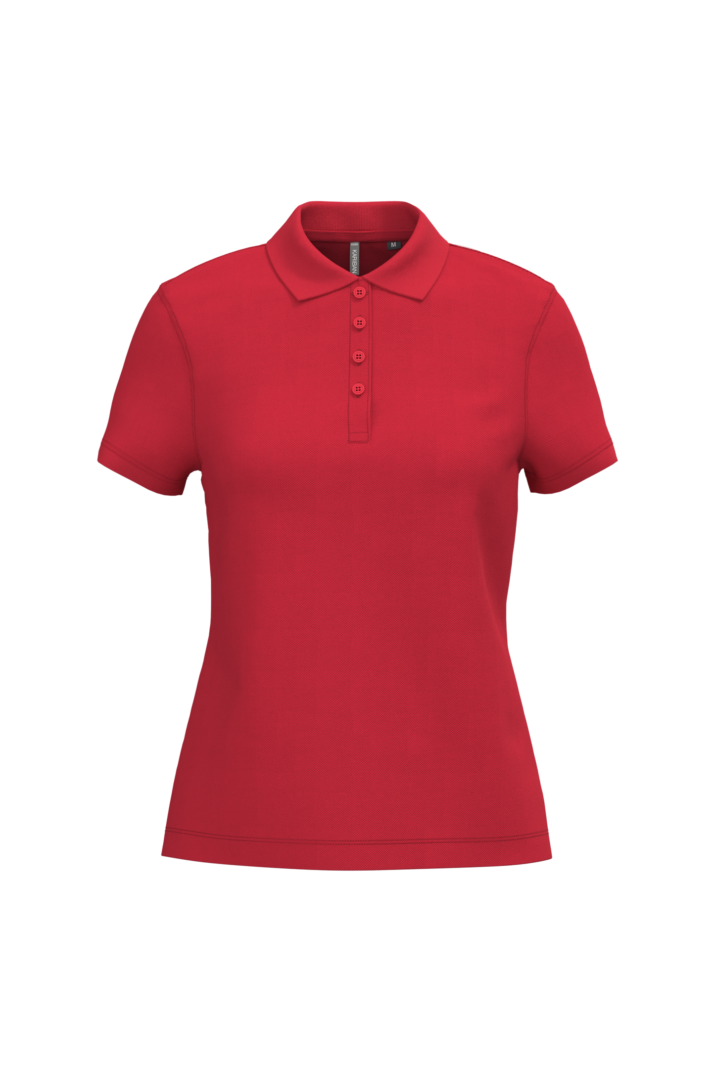Polo piqué donna manica corta (K255C-taglie-grandi)