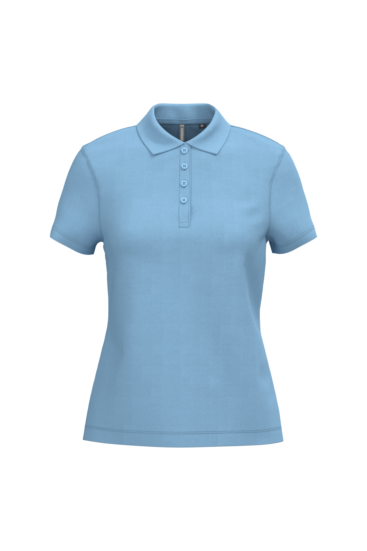 Polo piqué donna manica corta (K255C-taglie-grandi)