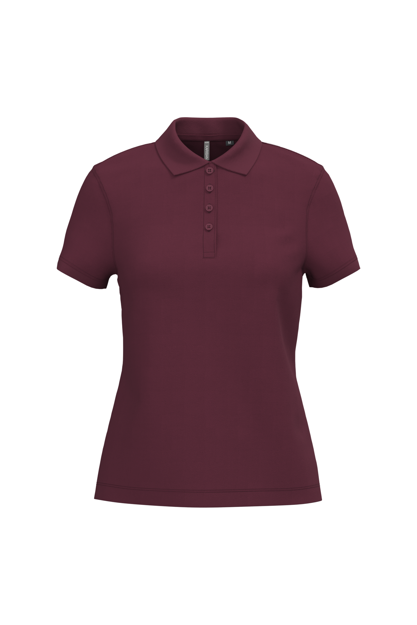 Polo piqué donna manica corta (K255C-taglie-grandi)